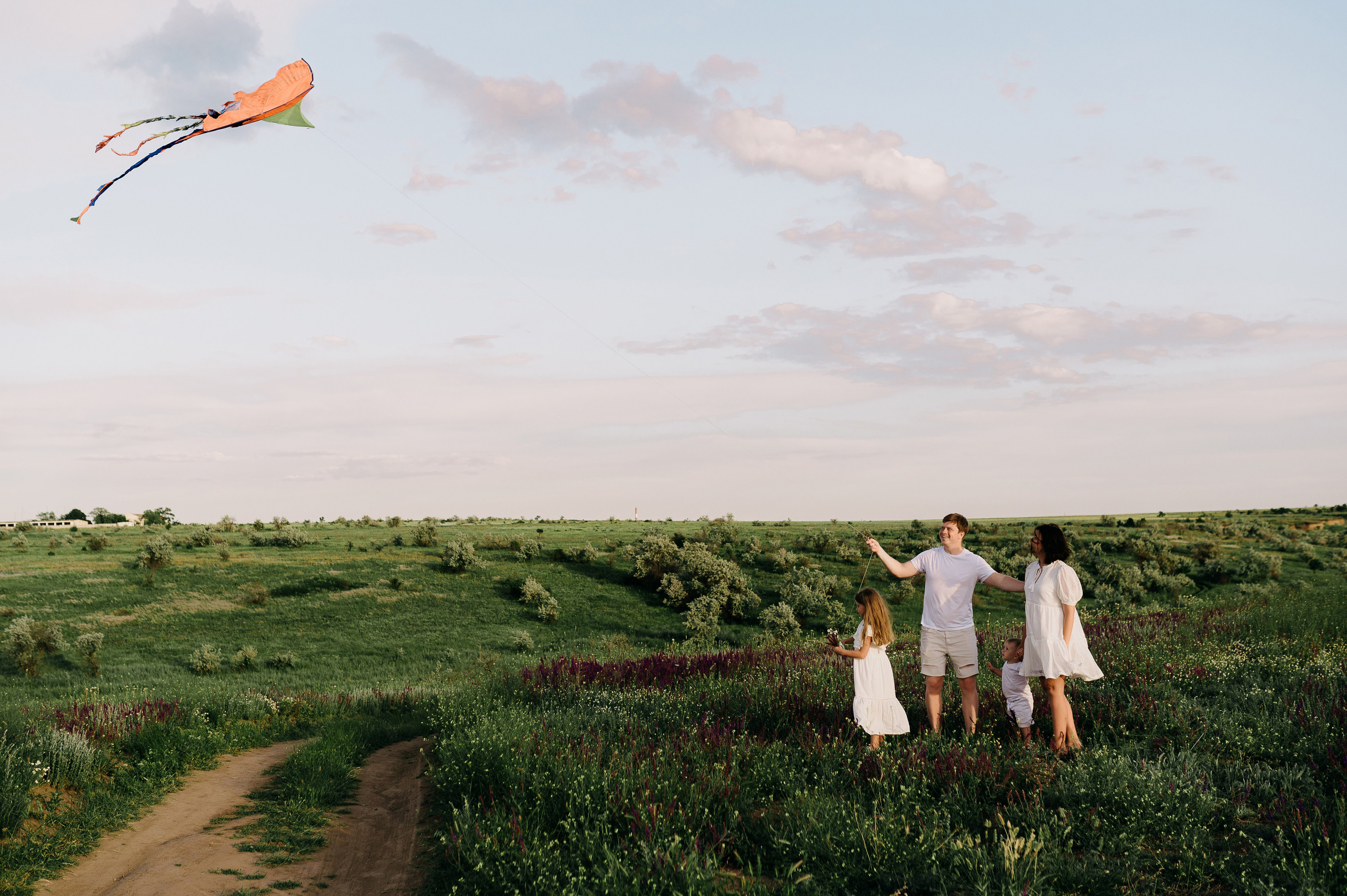 Воздушный змей, история на озере