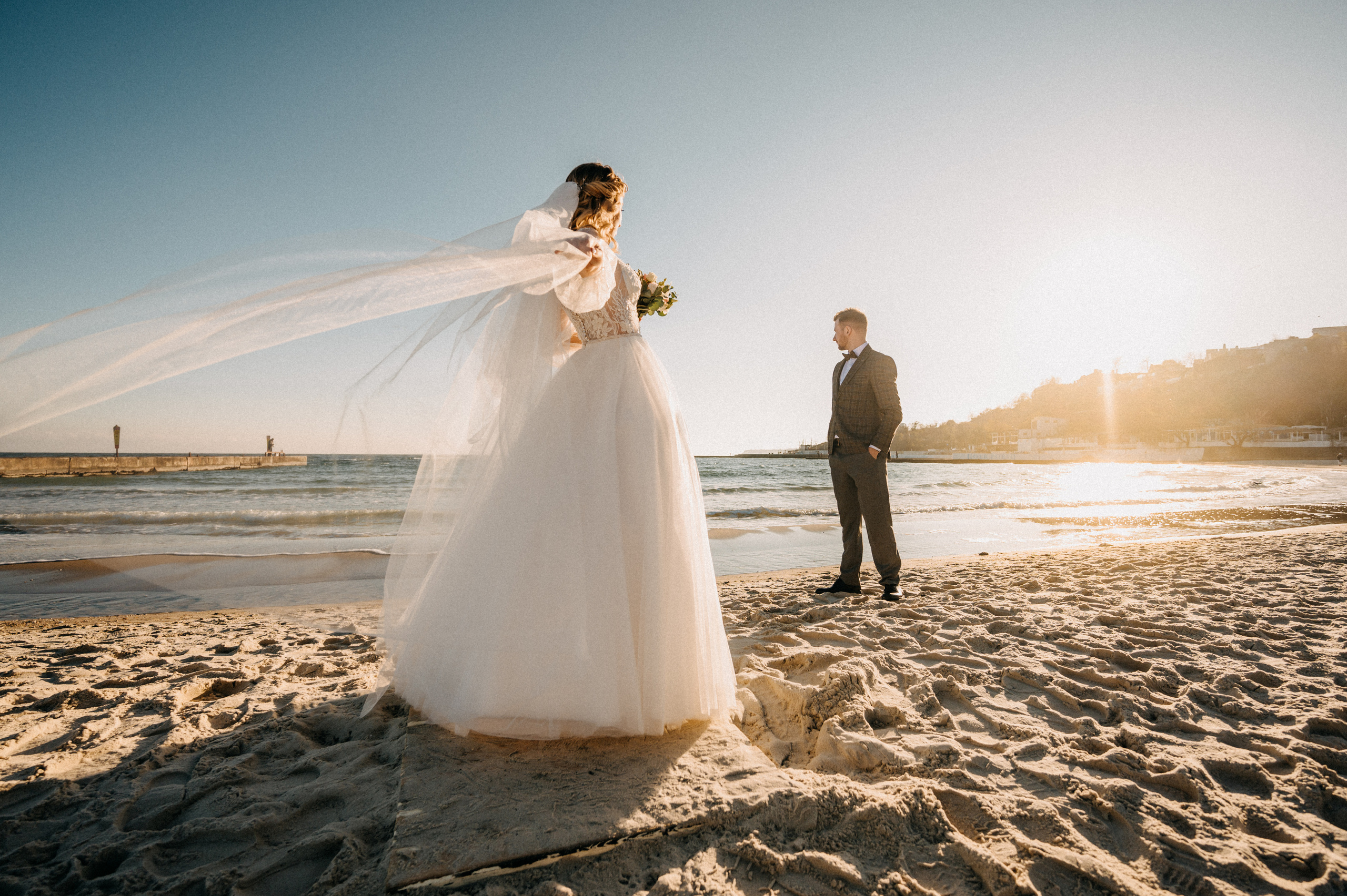 Дима и Света и море в ноябре…