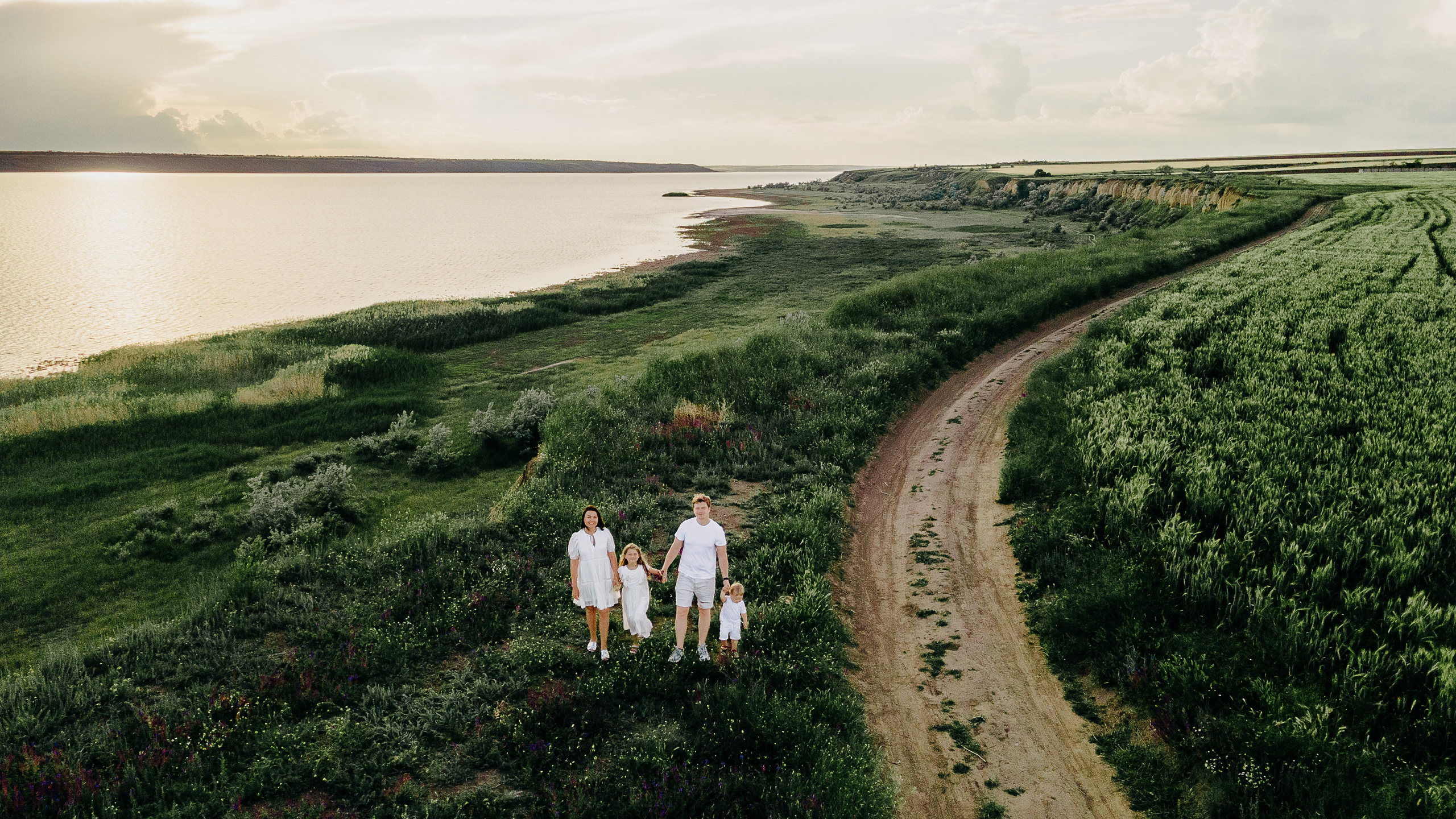 Воздушный змей, история на озере