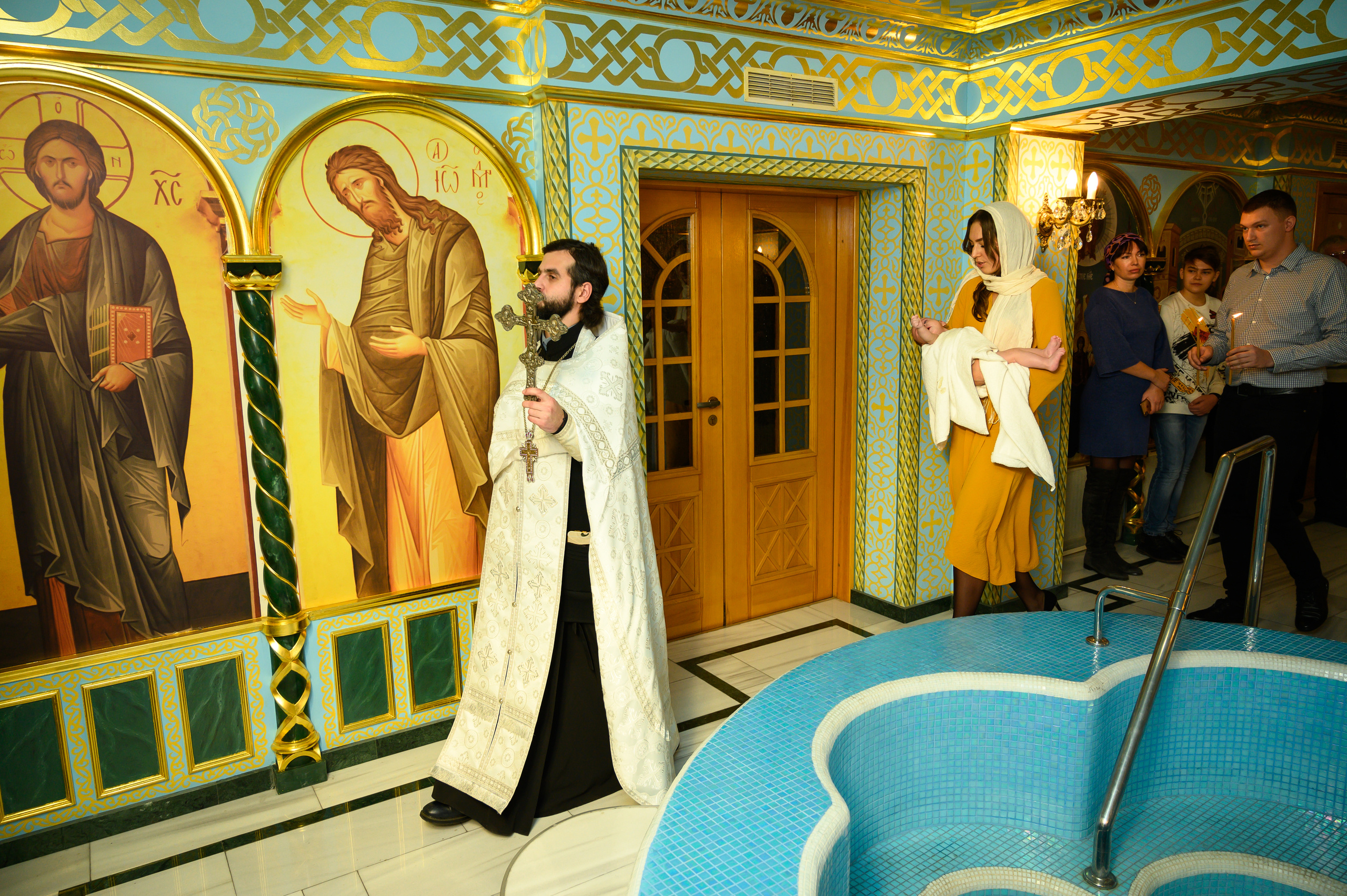 Крещение Евы в Преображенском соборе