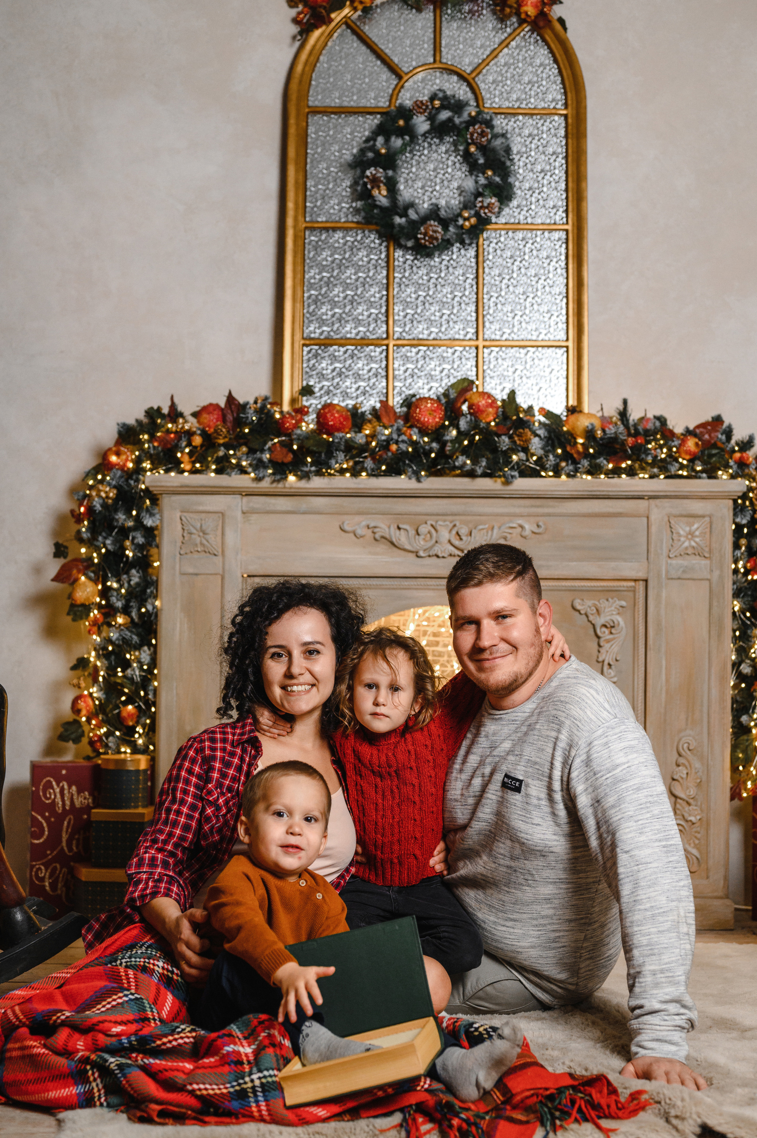 Новогодняя семейная сьемка для Паличевых. Budu Art