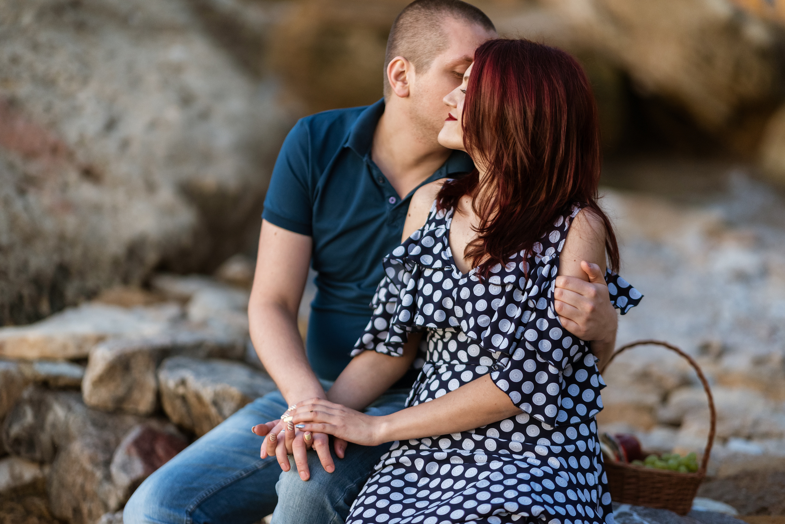 Морской рассвет. Паша и Наташа