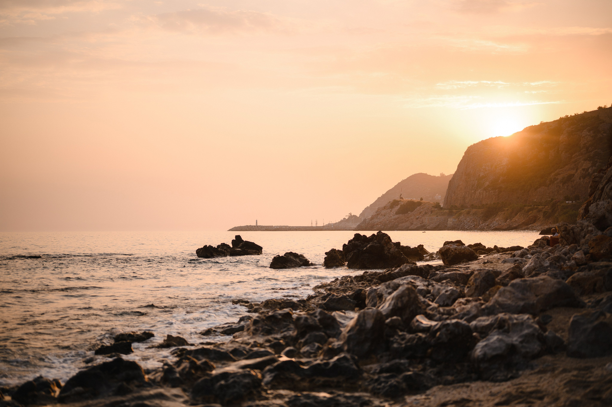 Фотосессия на пляже на закате, Аланья