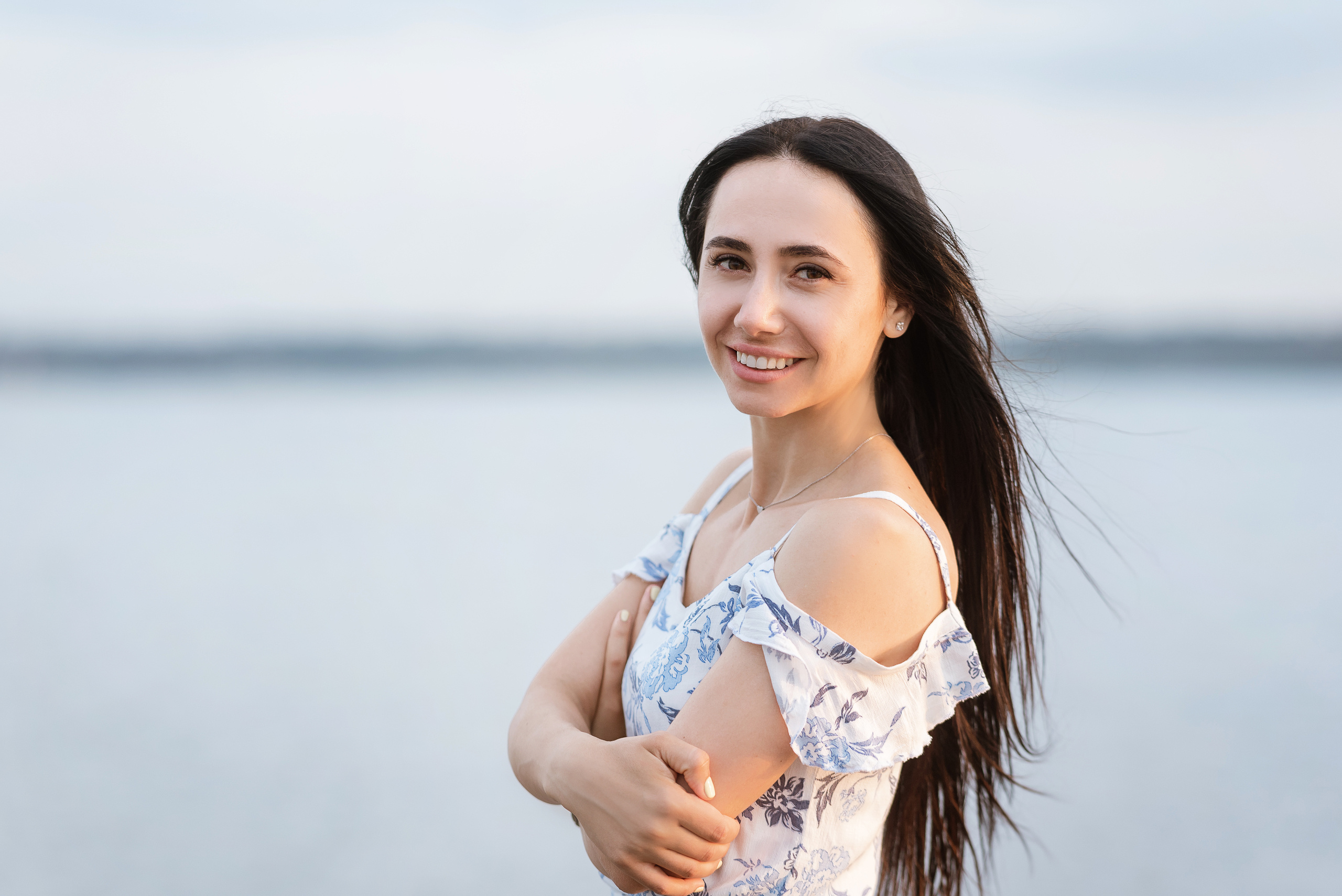 Малышка Аля и 2 болонки