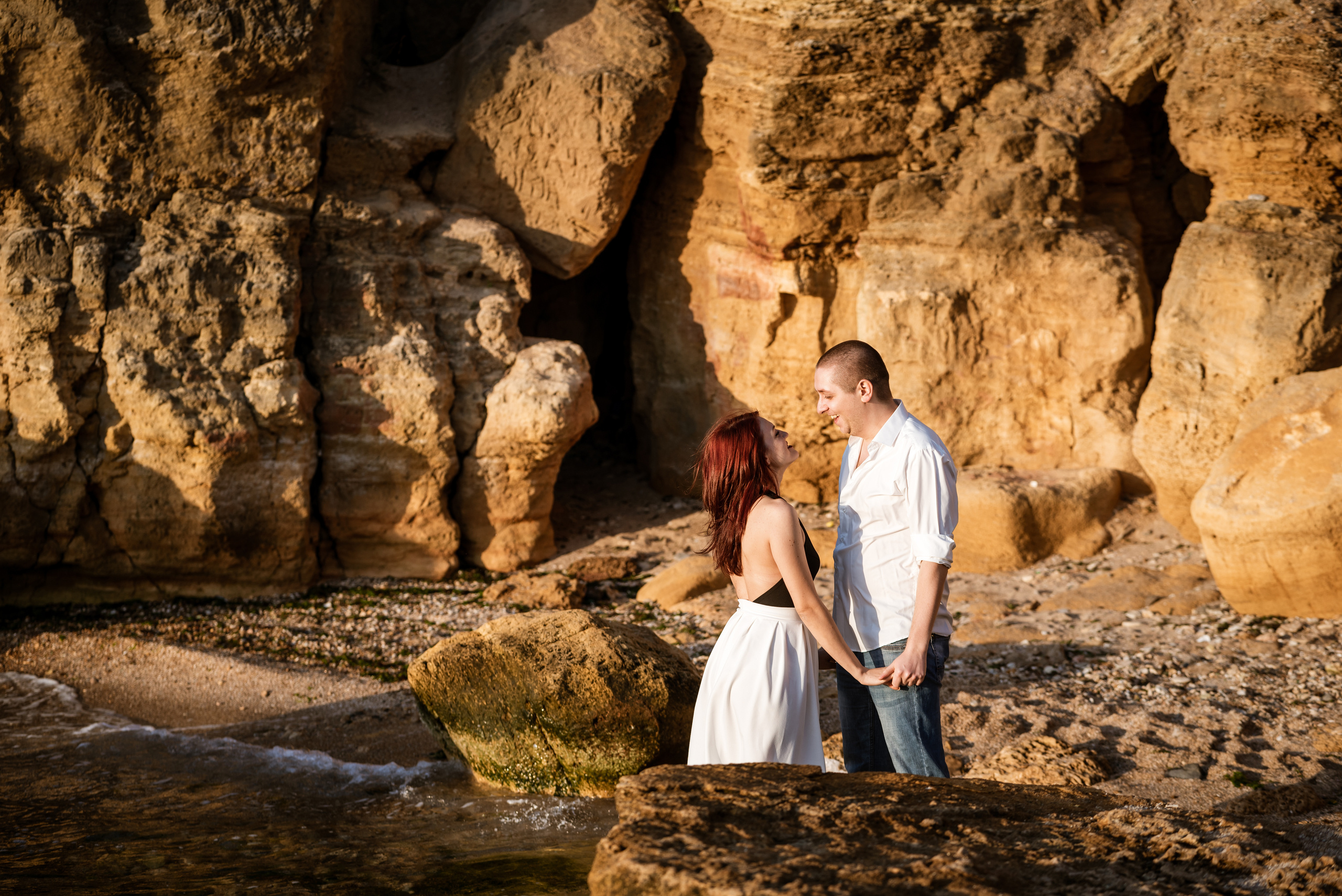 Морской рассвет. Паша и Наташа