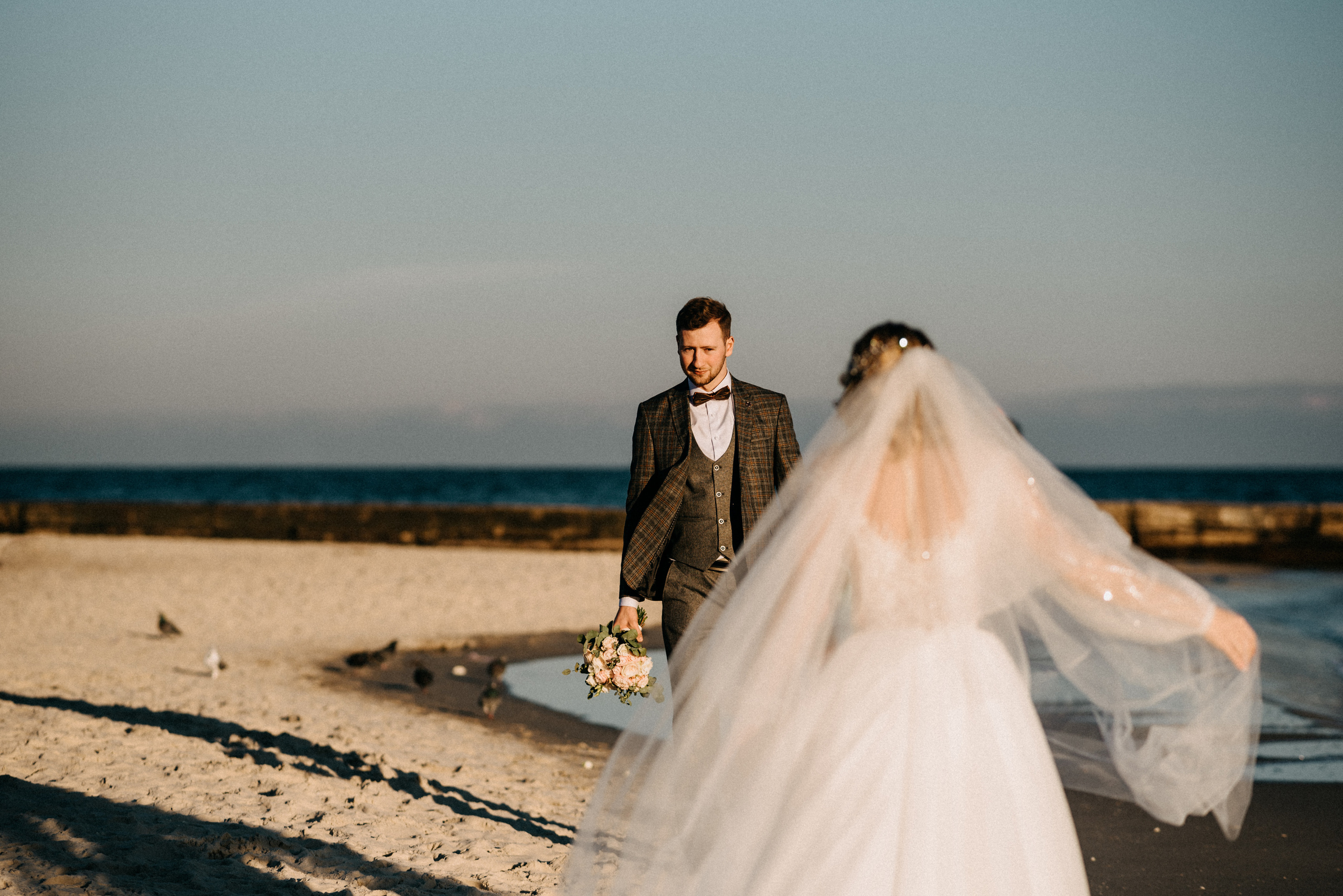 Дима и Света и море в ноябре…