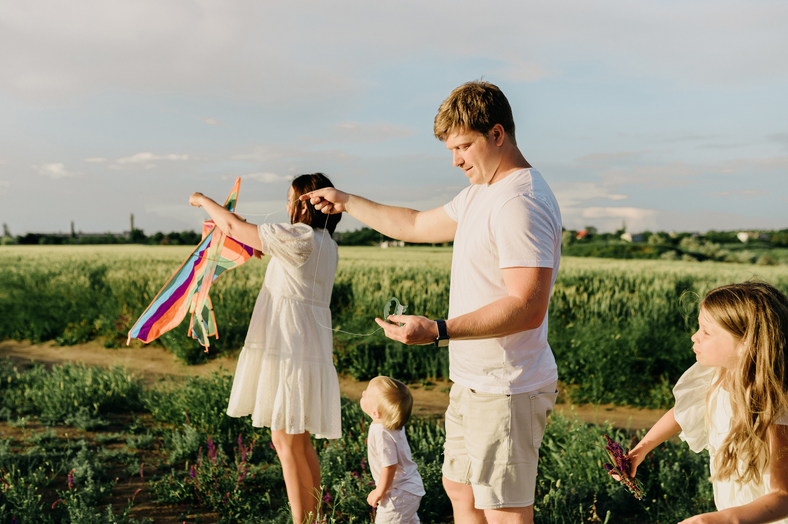 Воздушный змей, история на озере