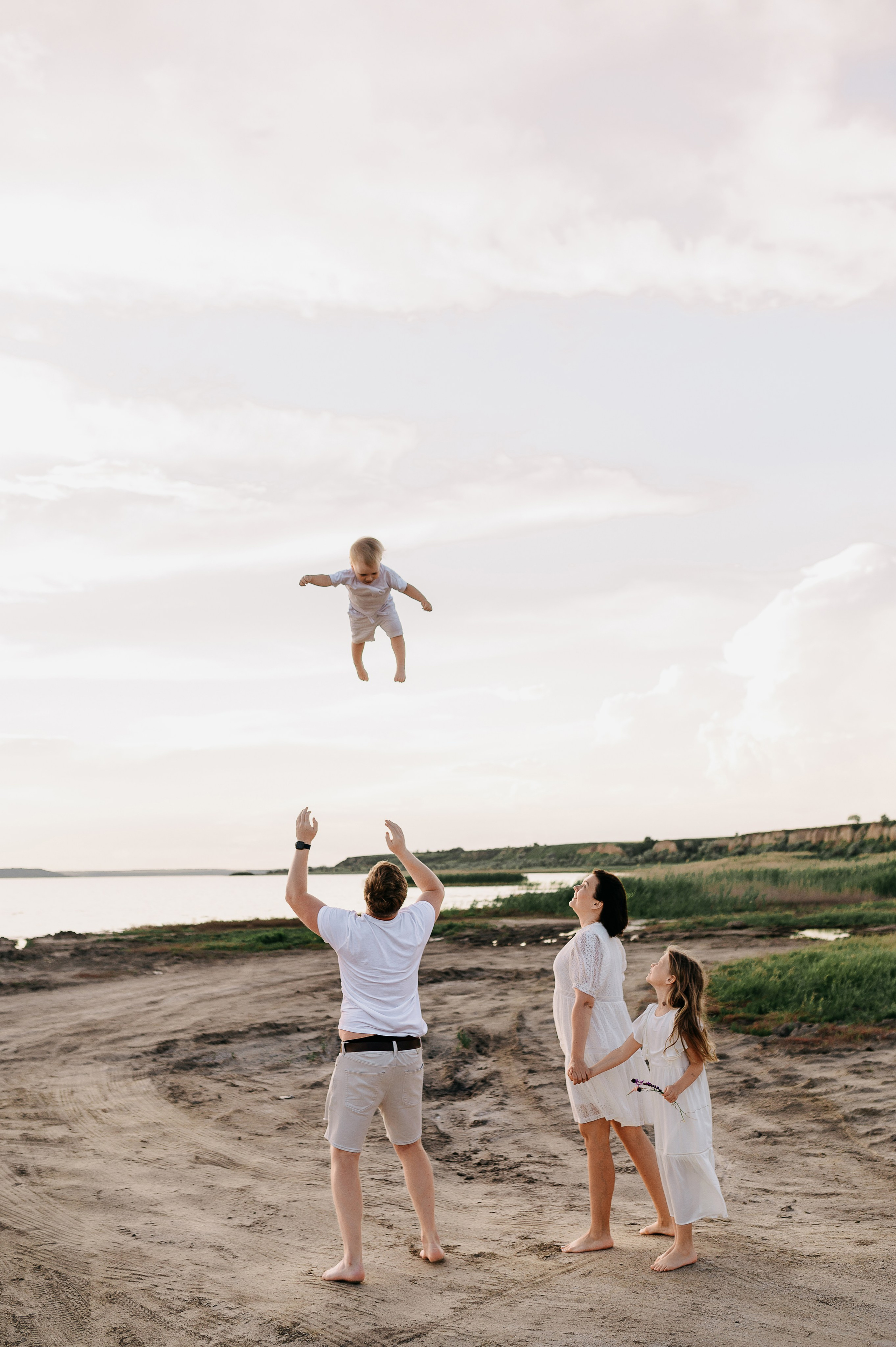 Воздушный змей, история на озере