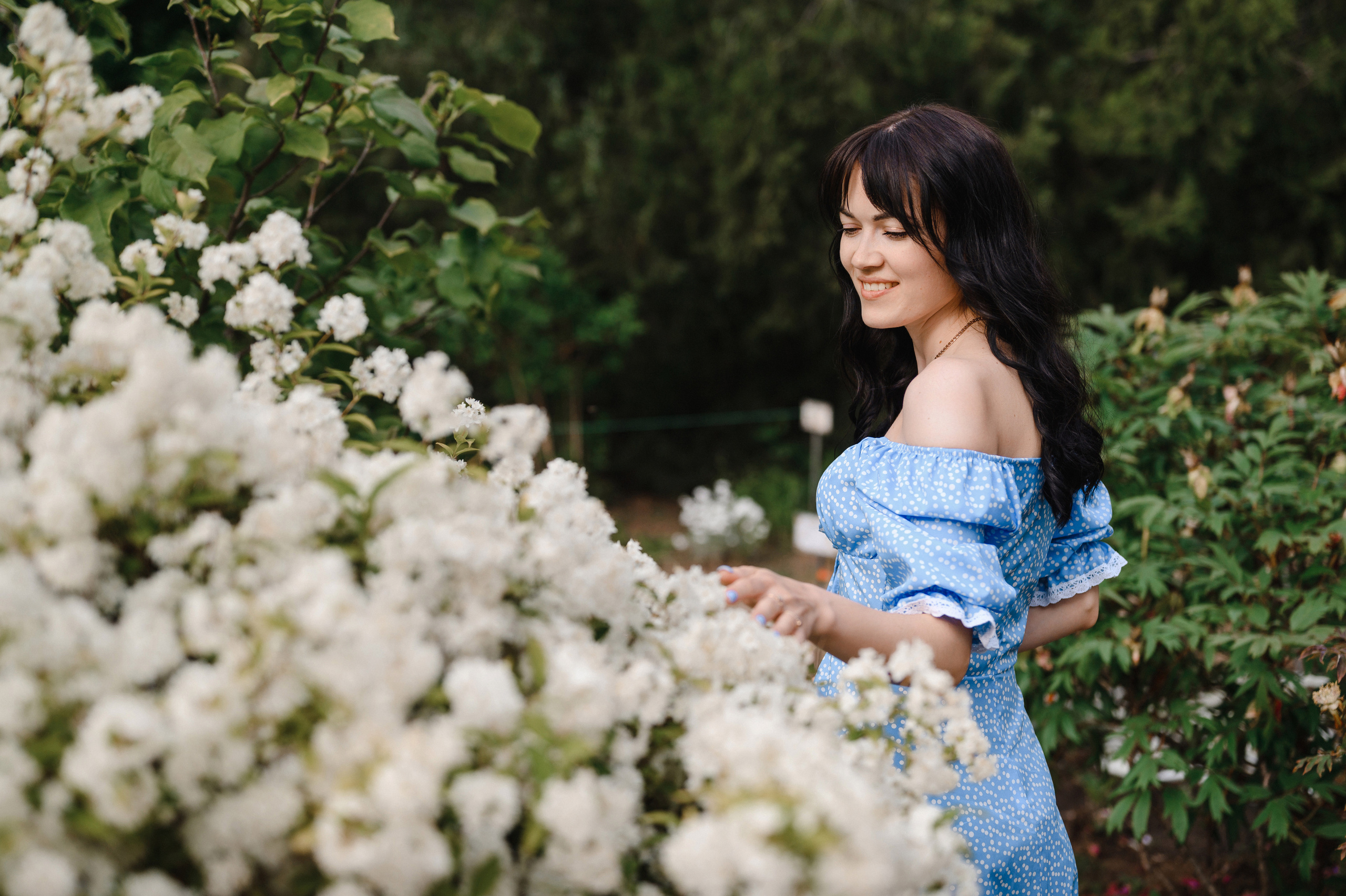 Оля, Макс и Тимоша в Ботаническом саду