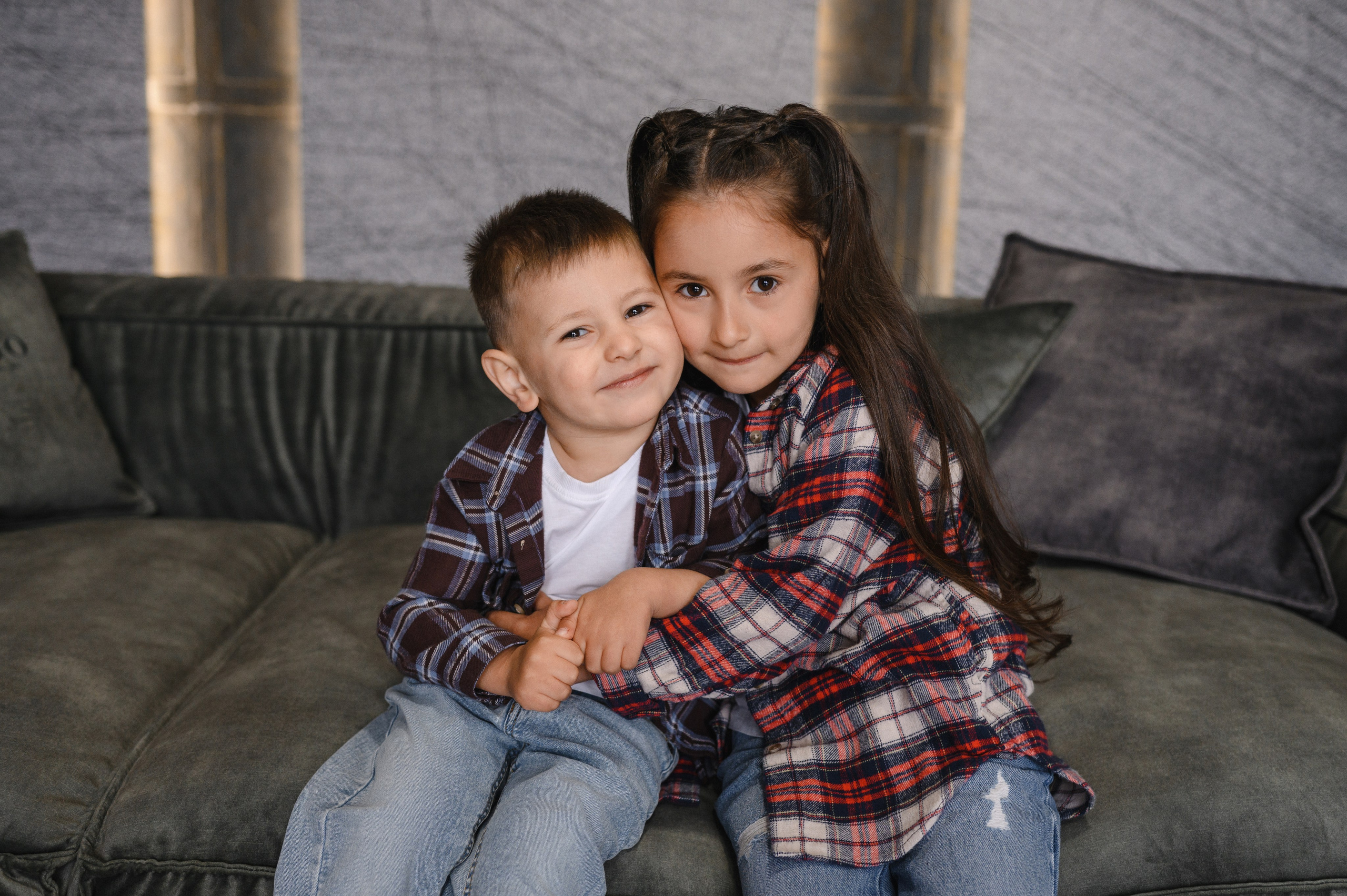 Валик, Валя, Даша и Даня. Кишинев