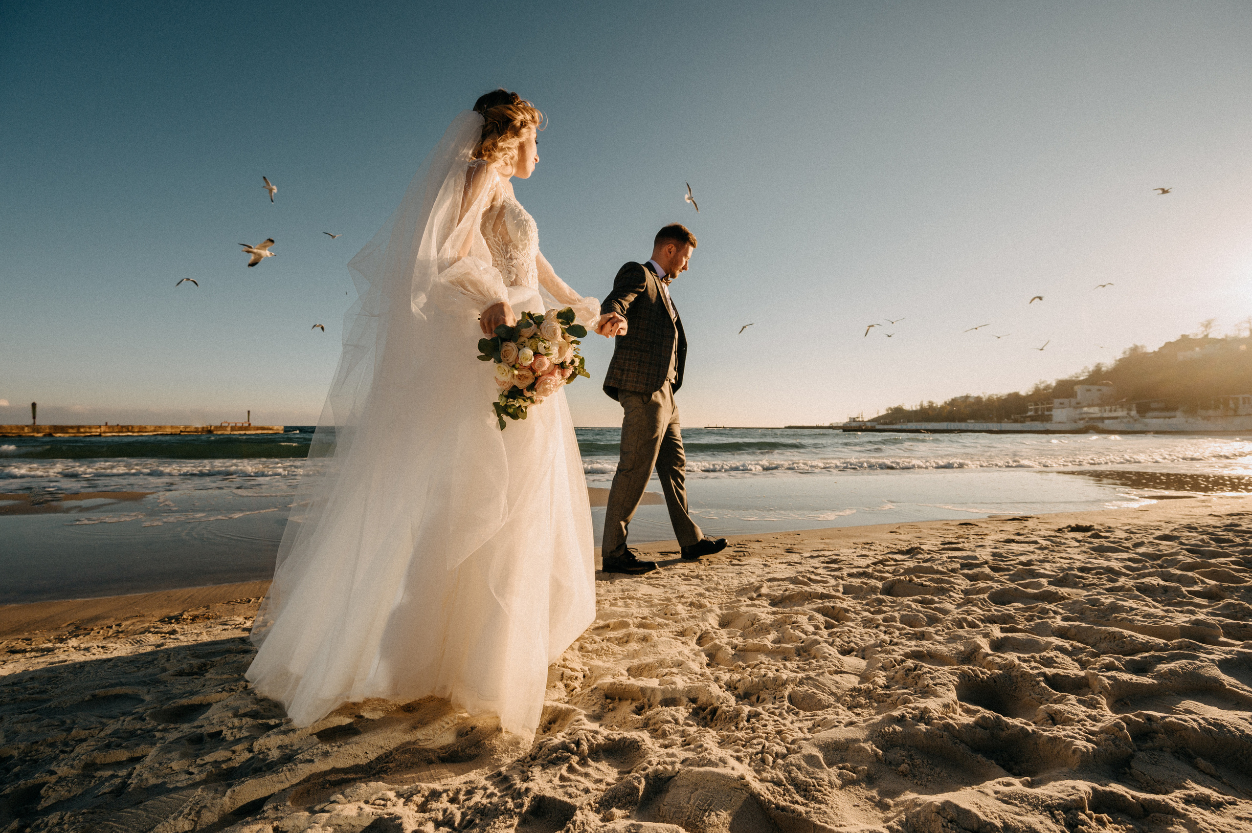 Дима и Света и море в ноябре…