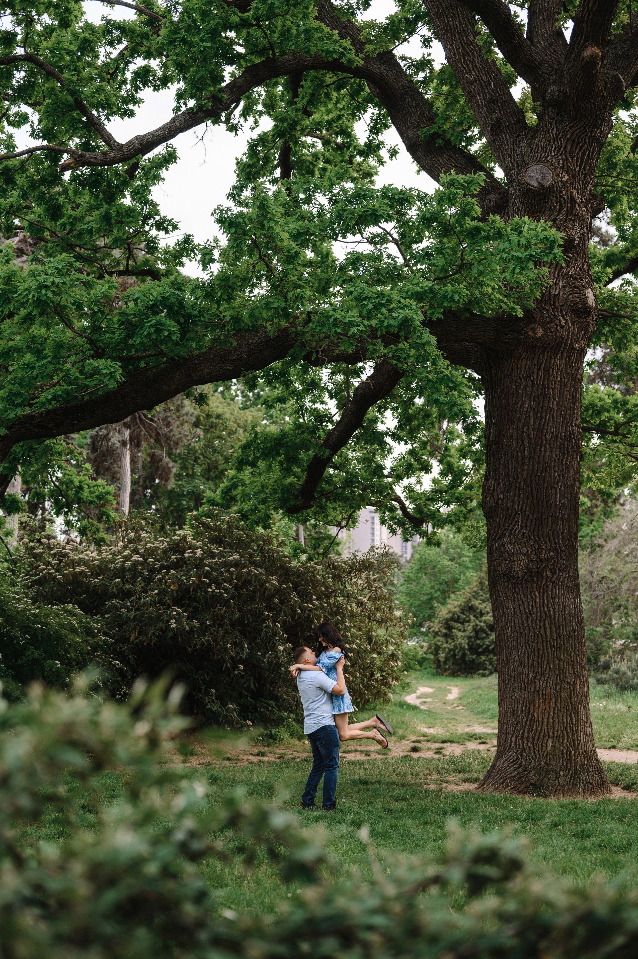 Оля, Макс и Тимоша в Ботаническом саду