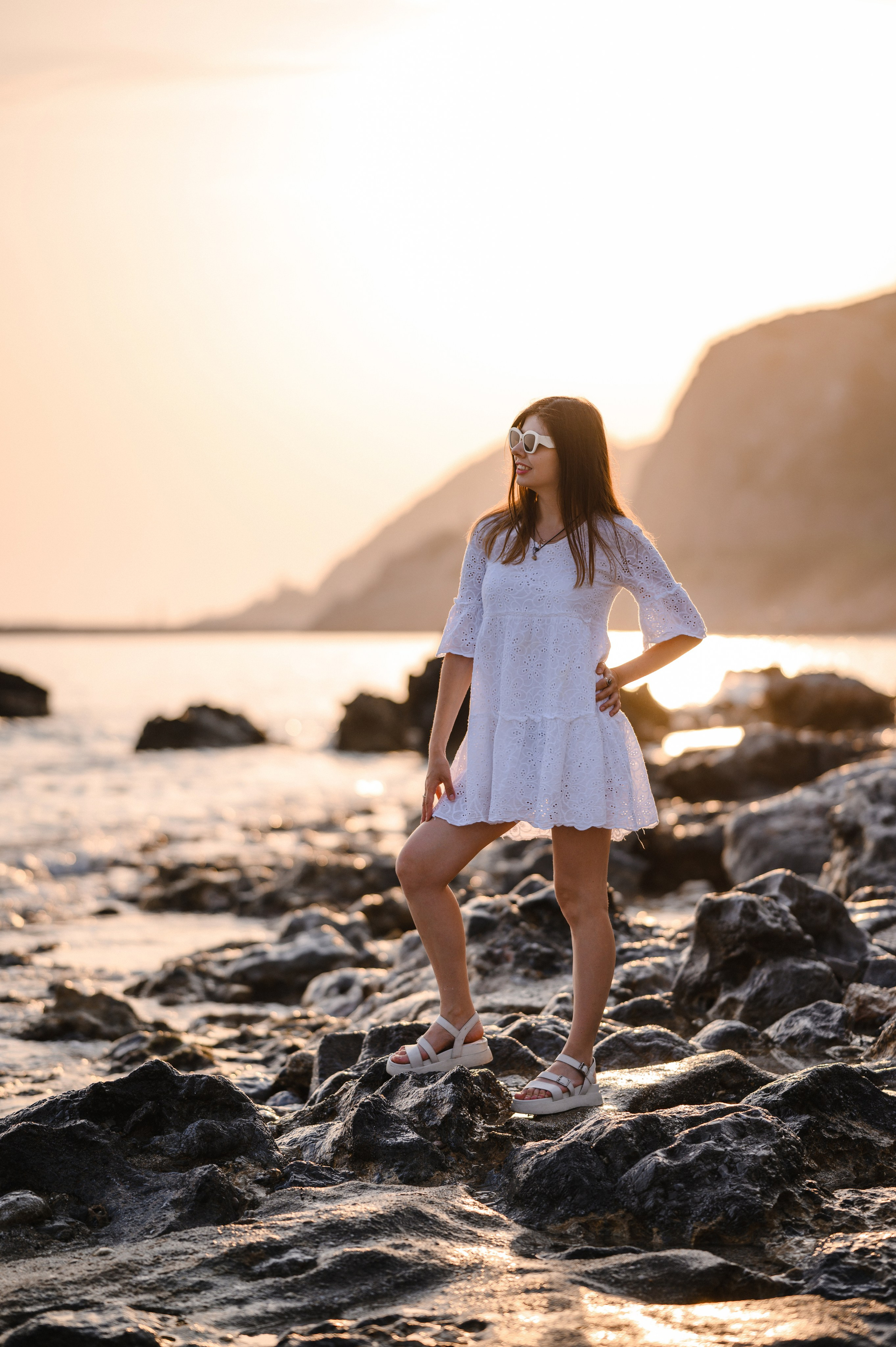 Фотосессия на пляже на закате, Аланья