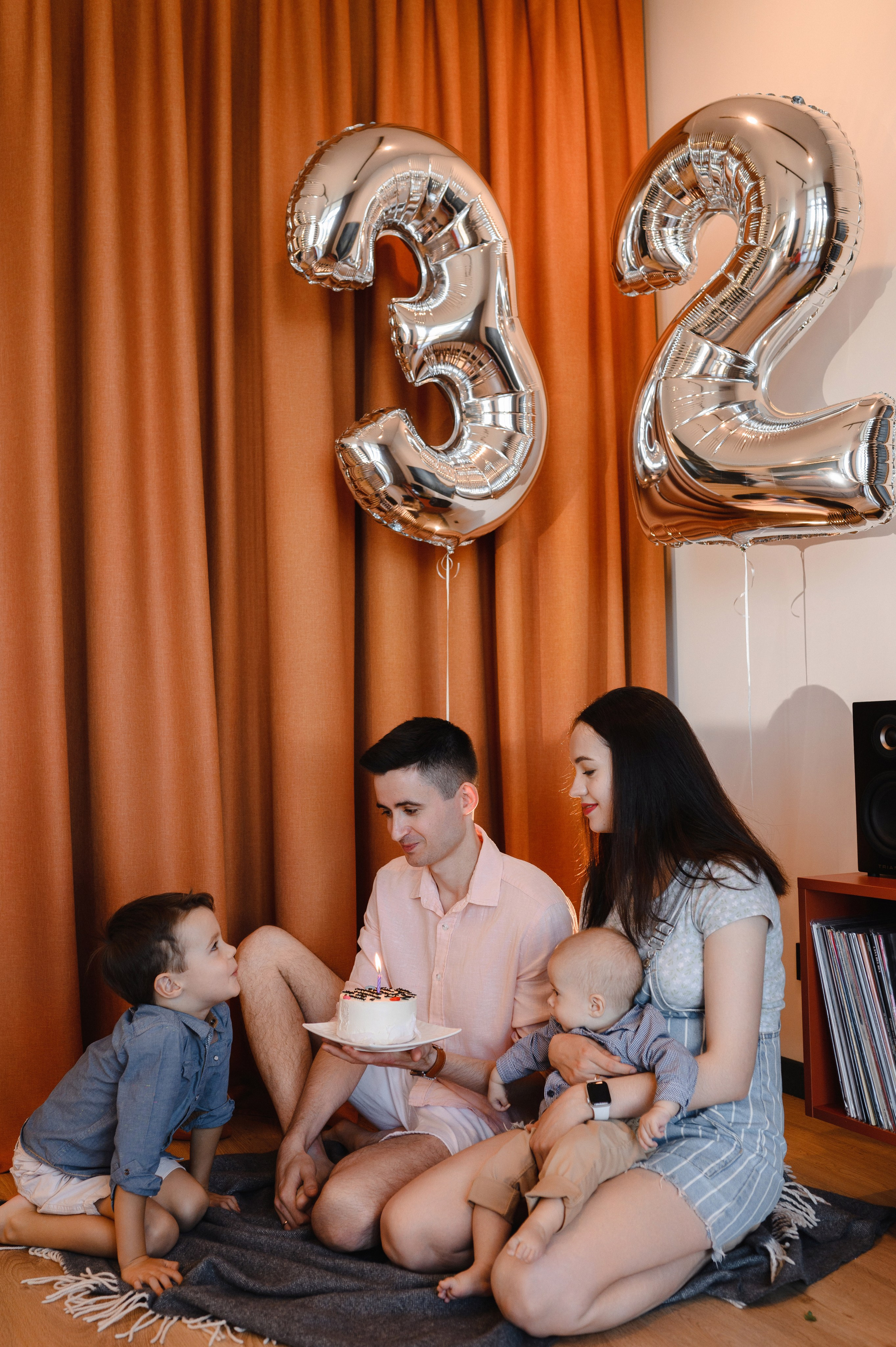 Семейная фотосессия дома