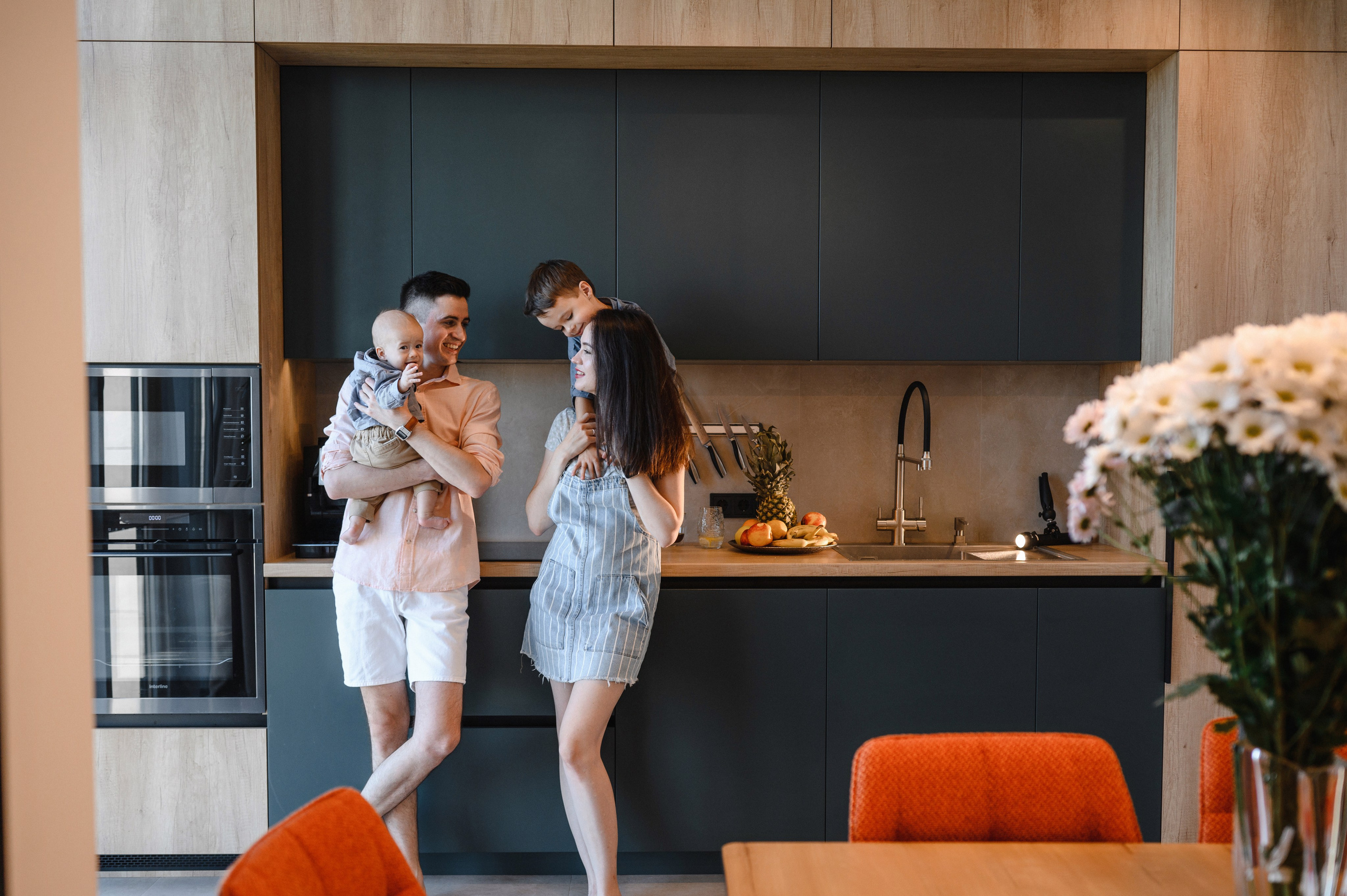 Семейная фотосессия дома