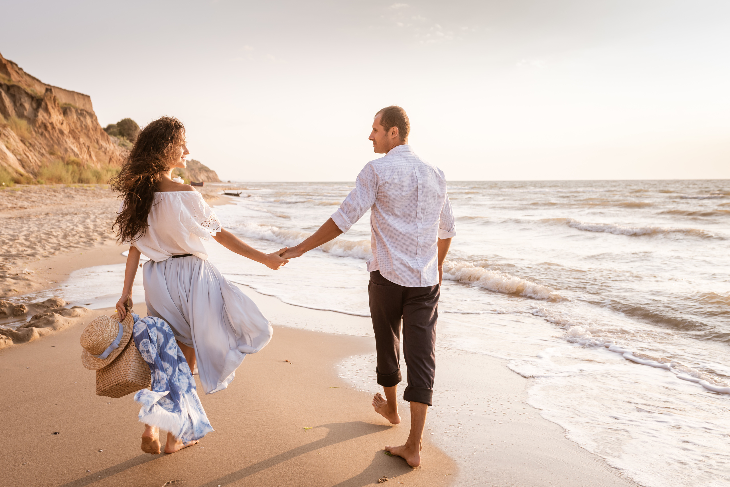 Санжейка, рассвет, Лена и Артём