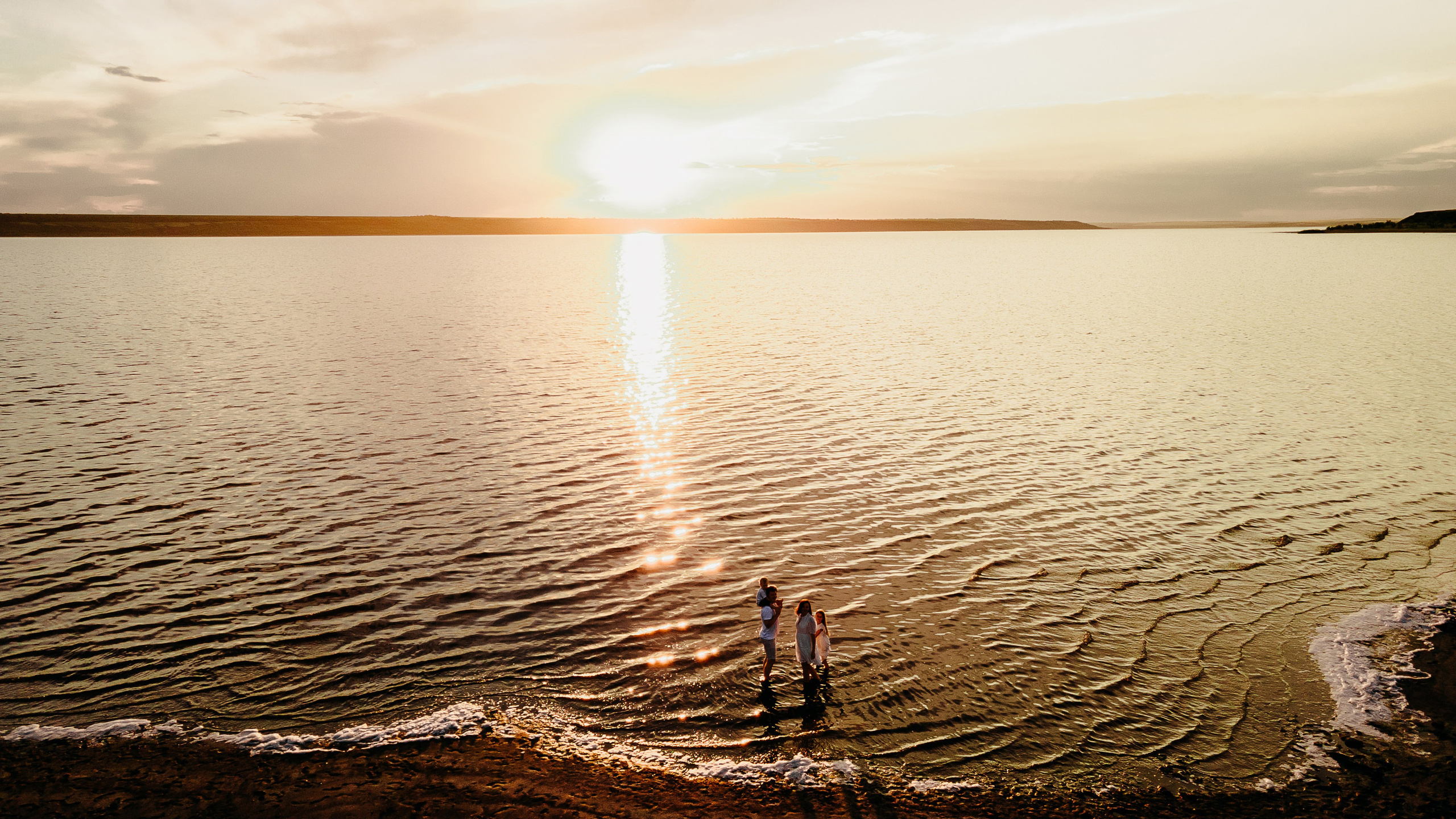 Воздушный змей, история на озере