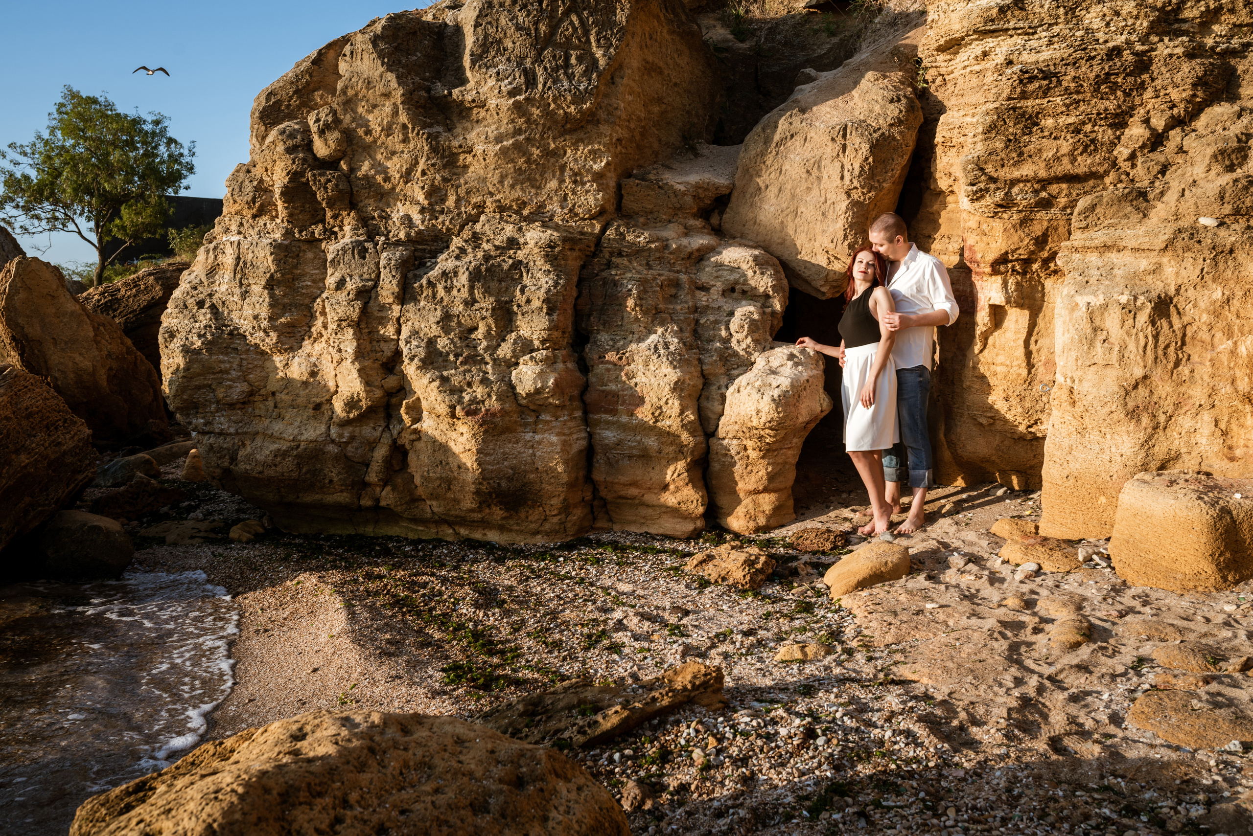 Морской рассвет. Паша и Наташа