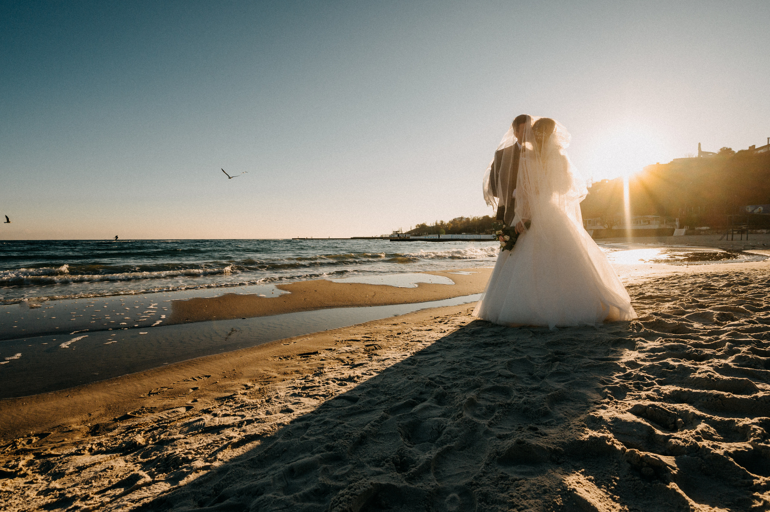 Дима и Света и море в ноябре…