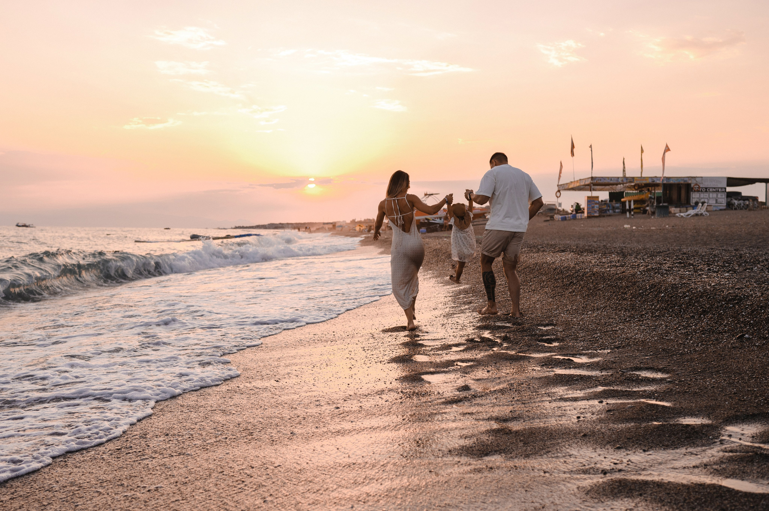 Кристина, Леша и Диана в Сиде