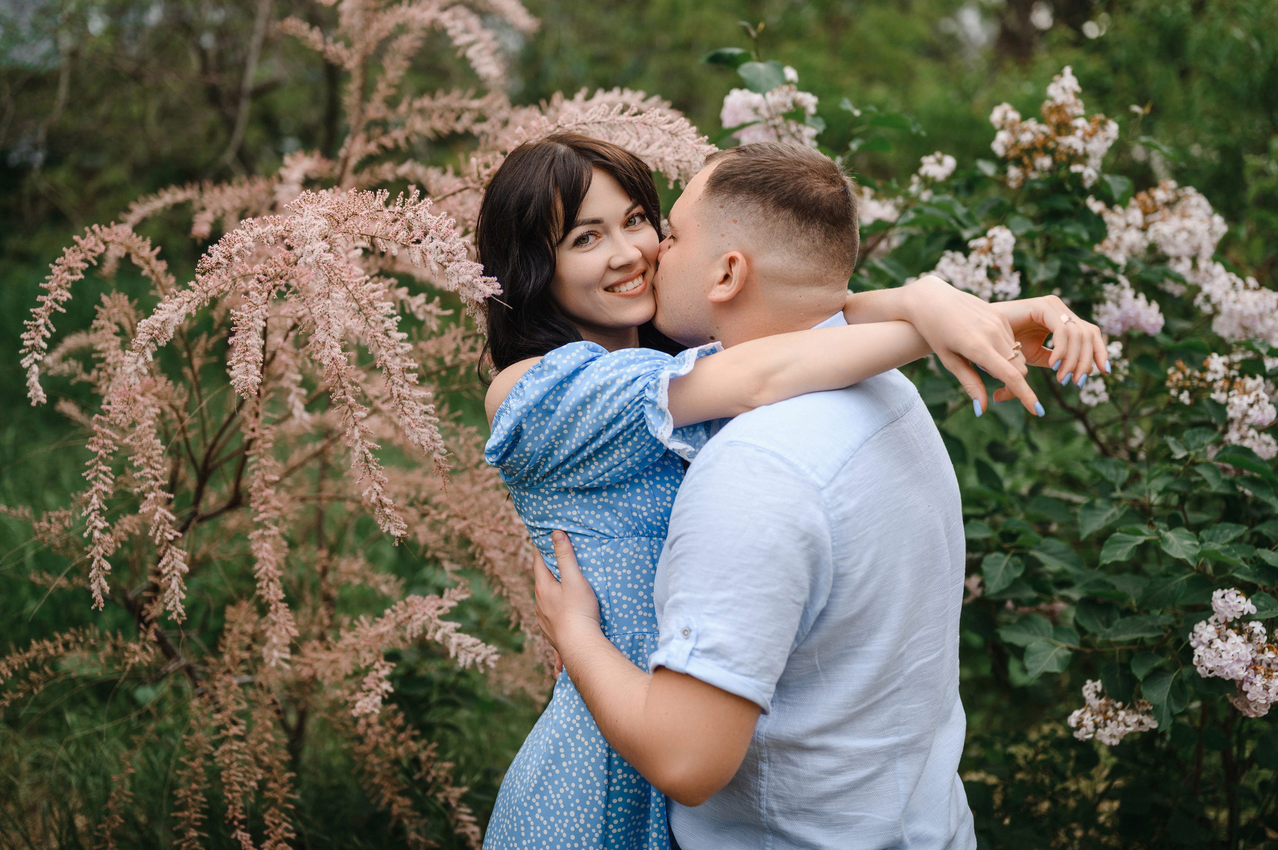 Оля, Макс и Тимоша в Ботаническом саду