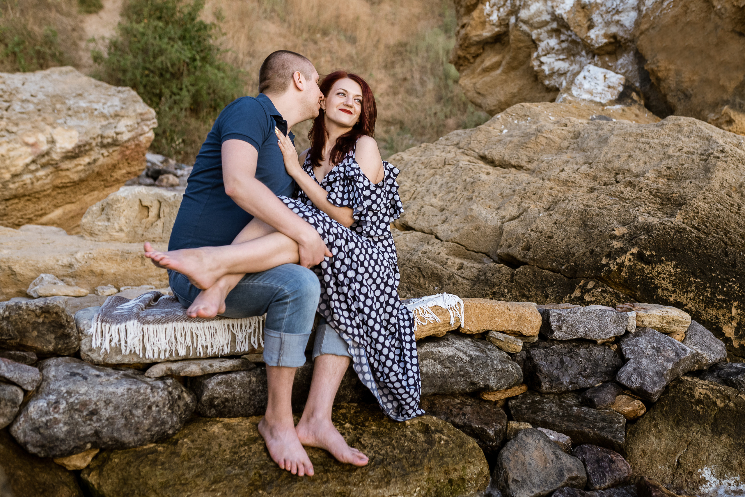 Морской рассвет. Паша и Наташа