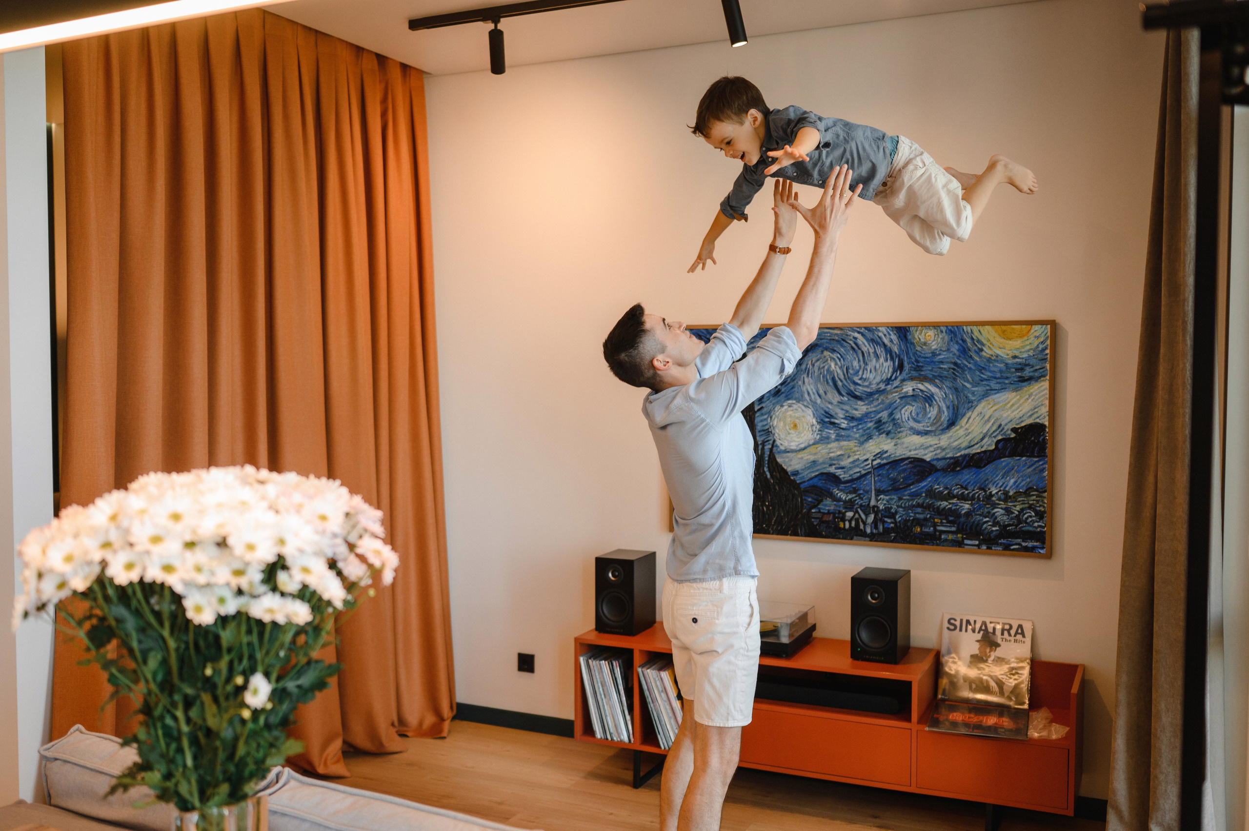 Семейная фотосессия дома