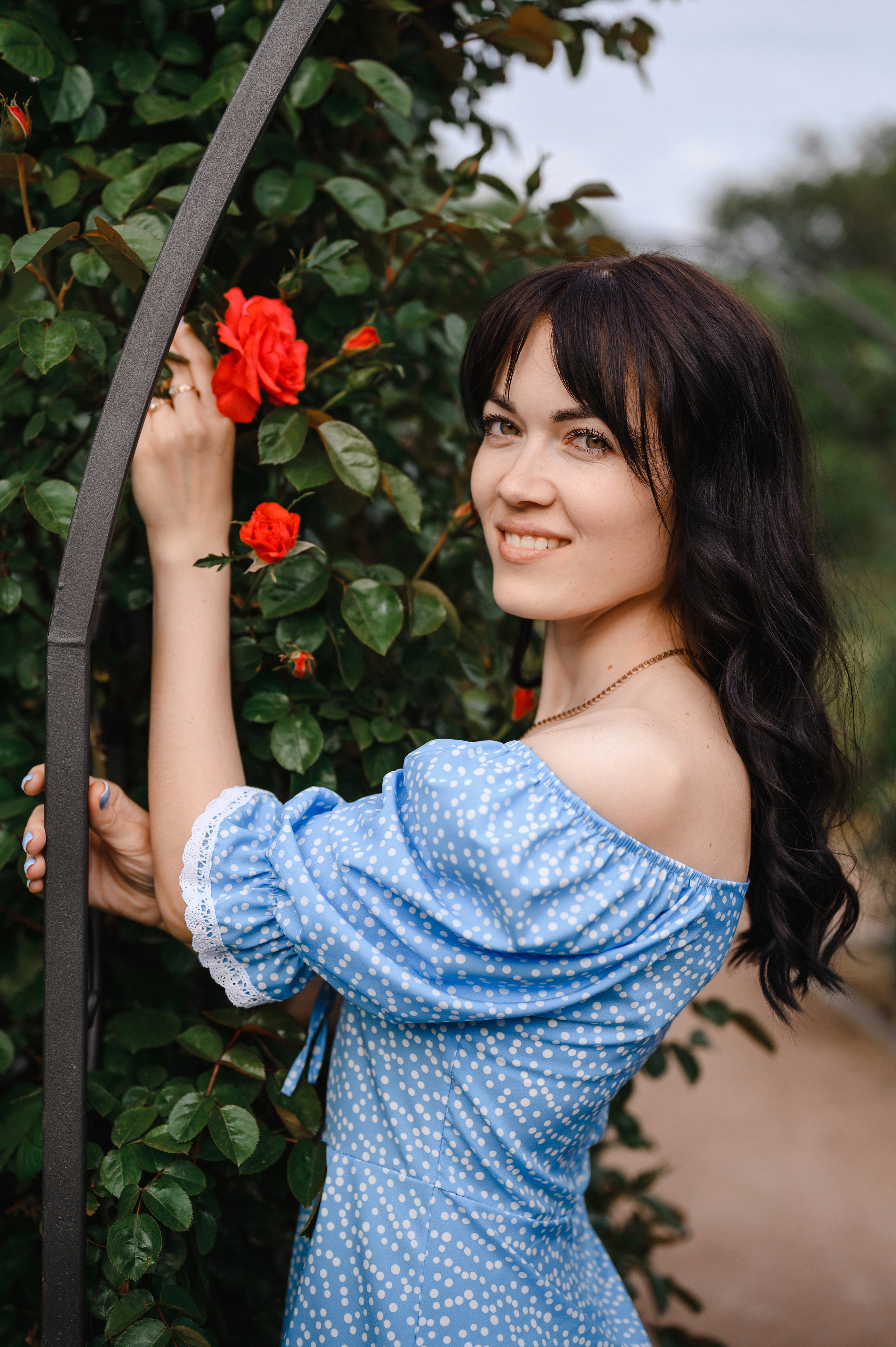 Оля, Макс и Тимоша в Ботаническом саду