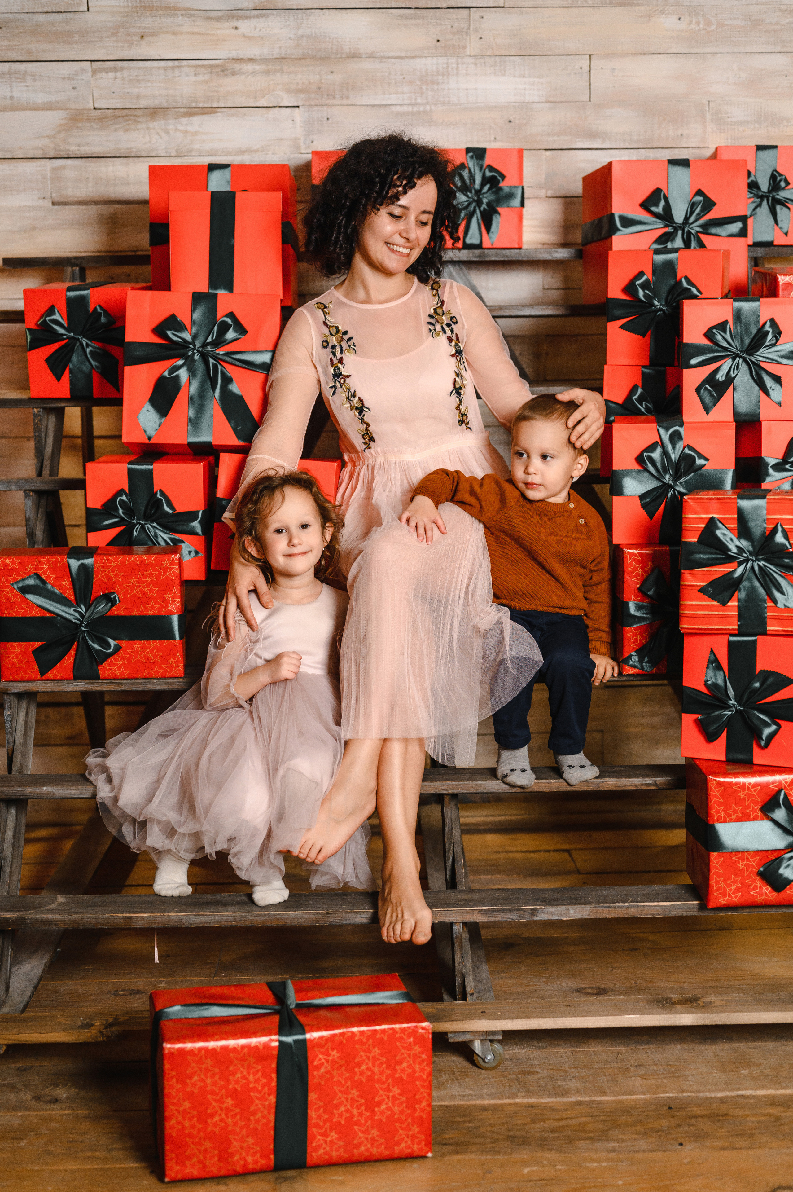 Новогодняя семейная сьемка для Паличевых. Budu Art