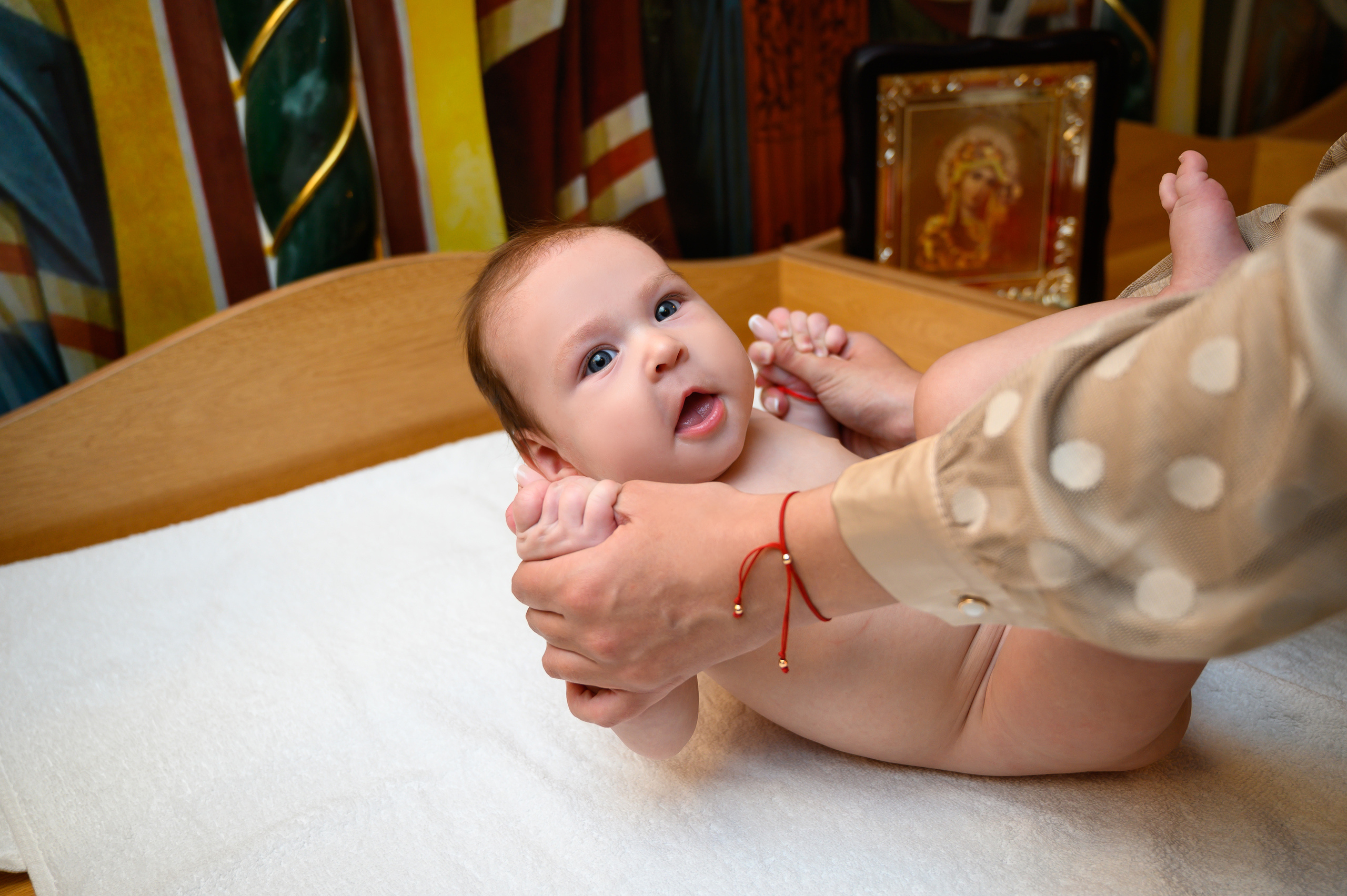 Крещение Евы в Преображенском соборе