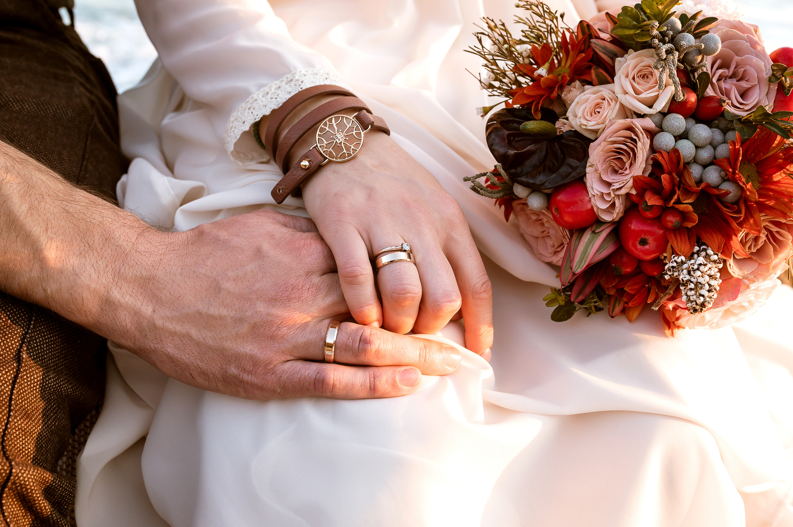 Осень и море, свадебная фотопрогулка