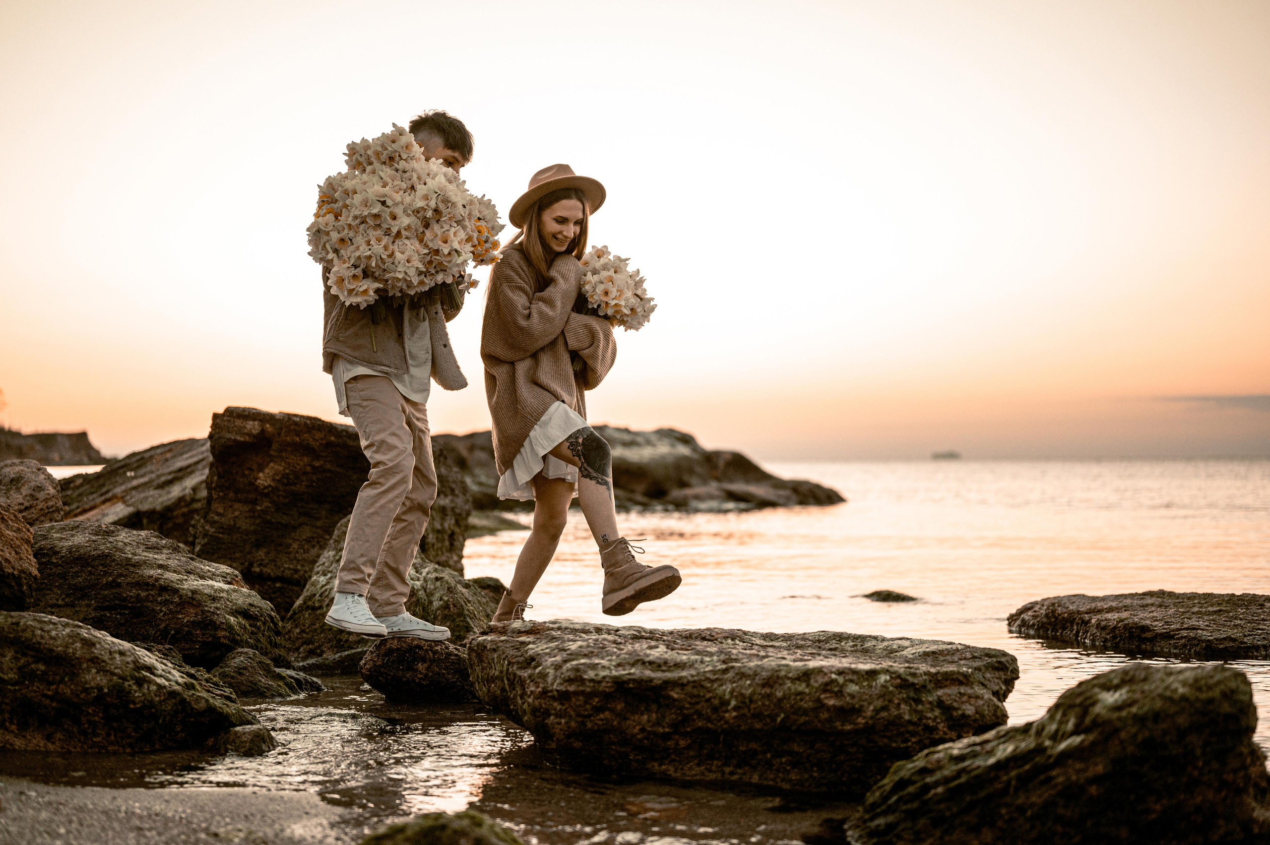 Любовь с нарциссами или рассвет на Фонтанке