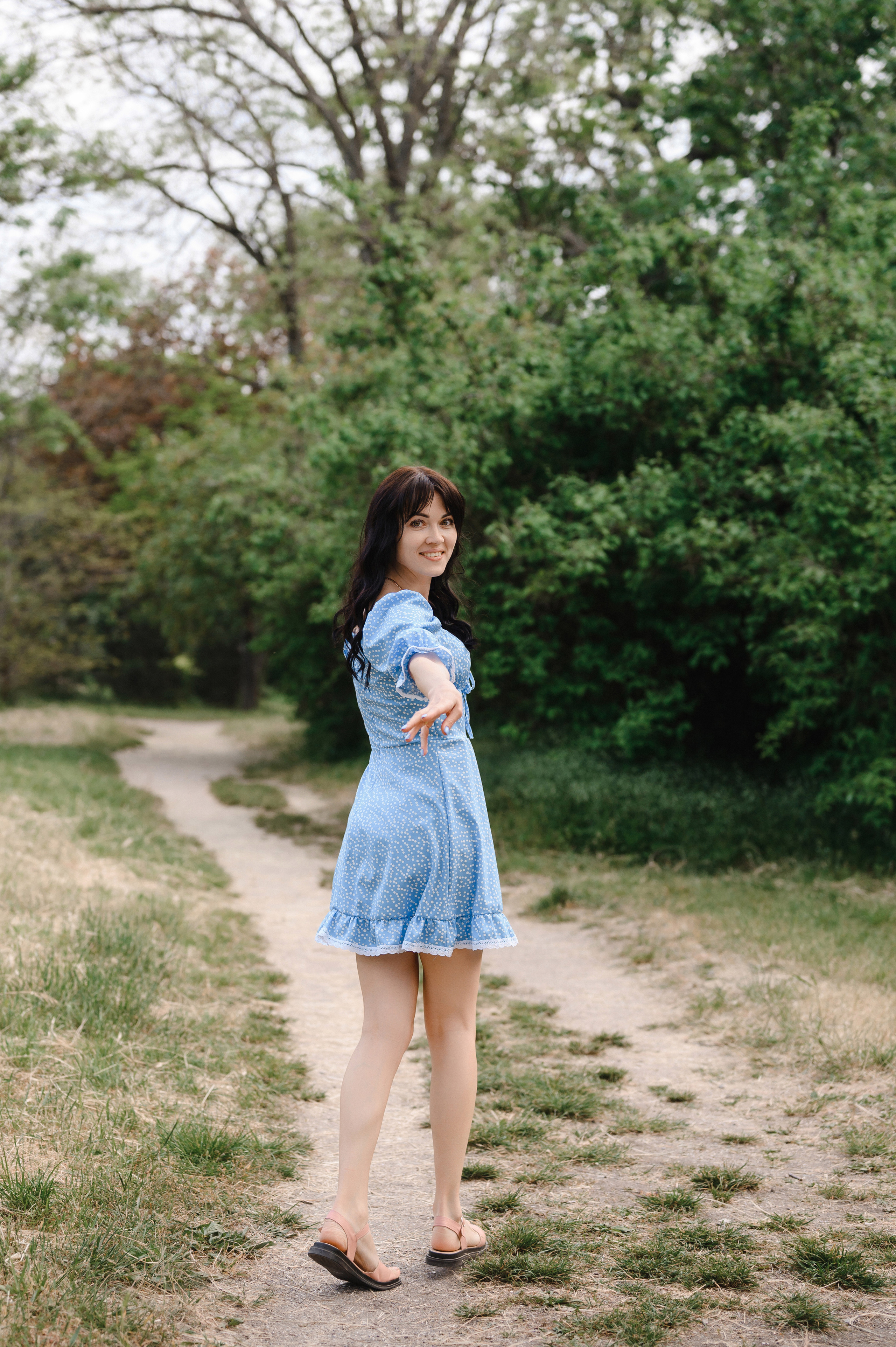 Оля, Макс и Тимоша в Ботаническом саду