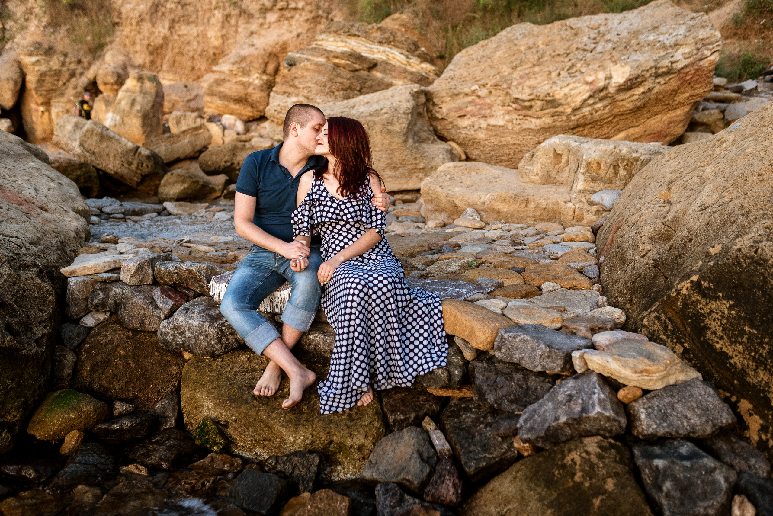 Морской рассвет. Паша и Наташа