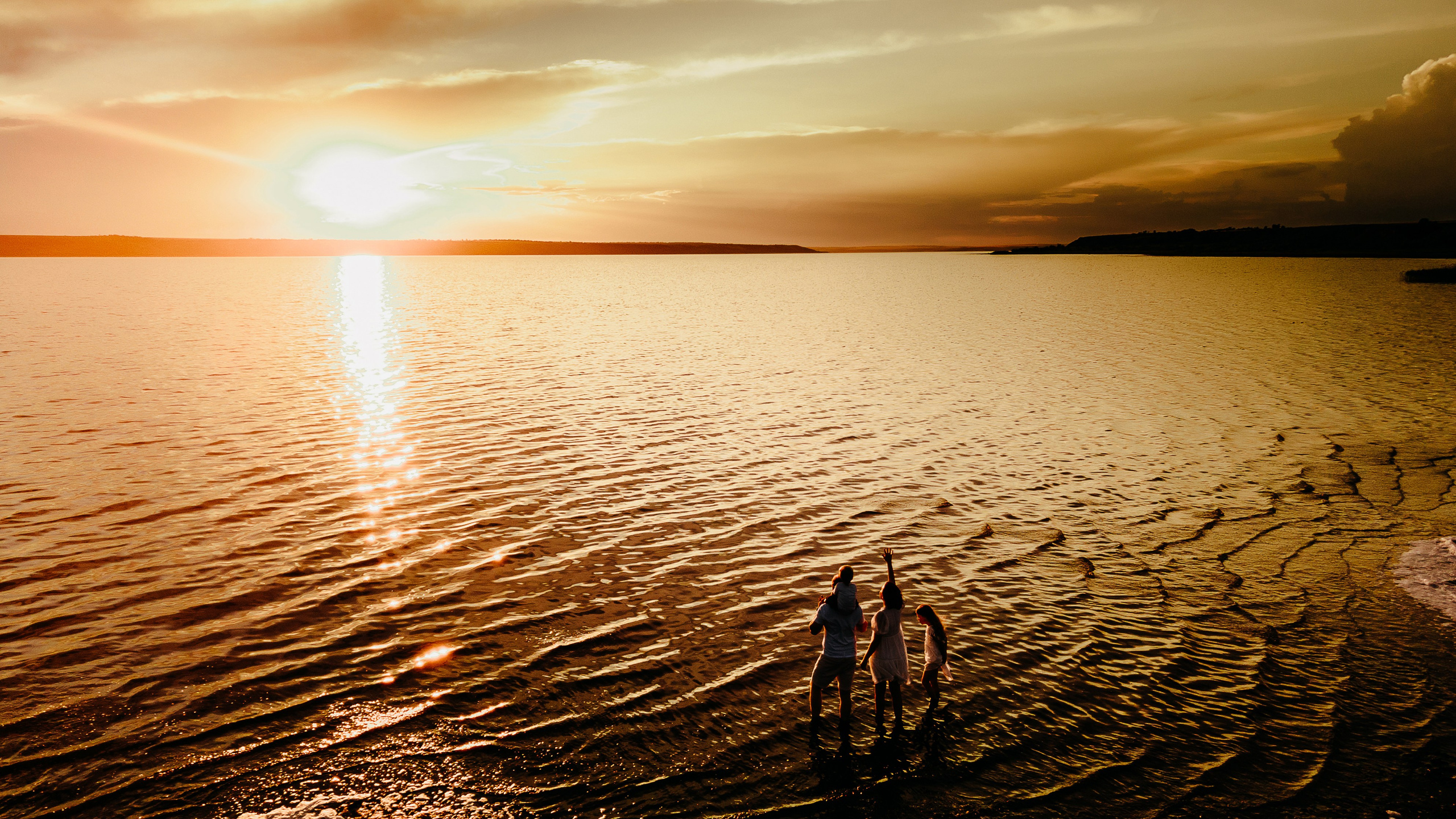 Воздушный змей, история на озере