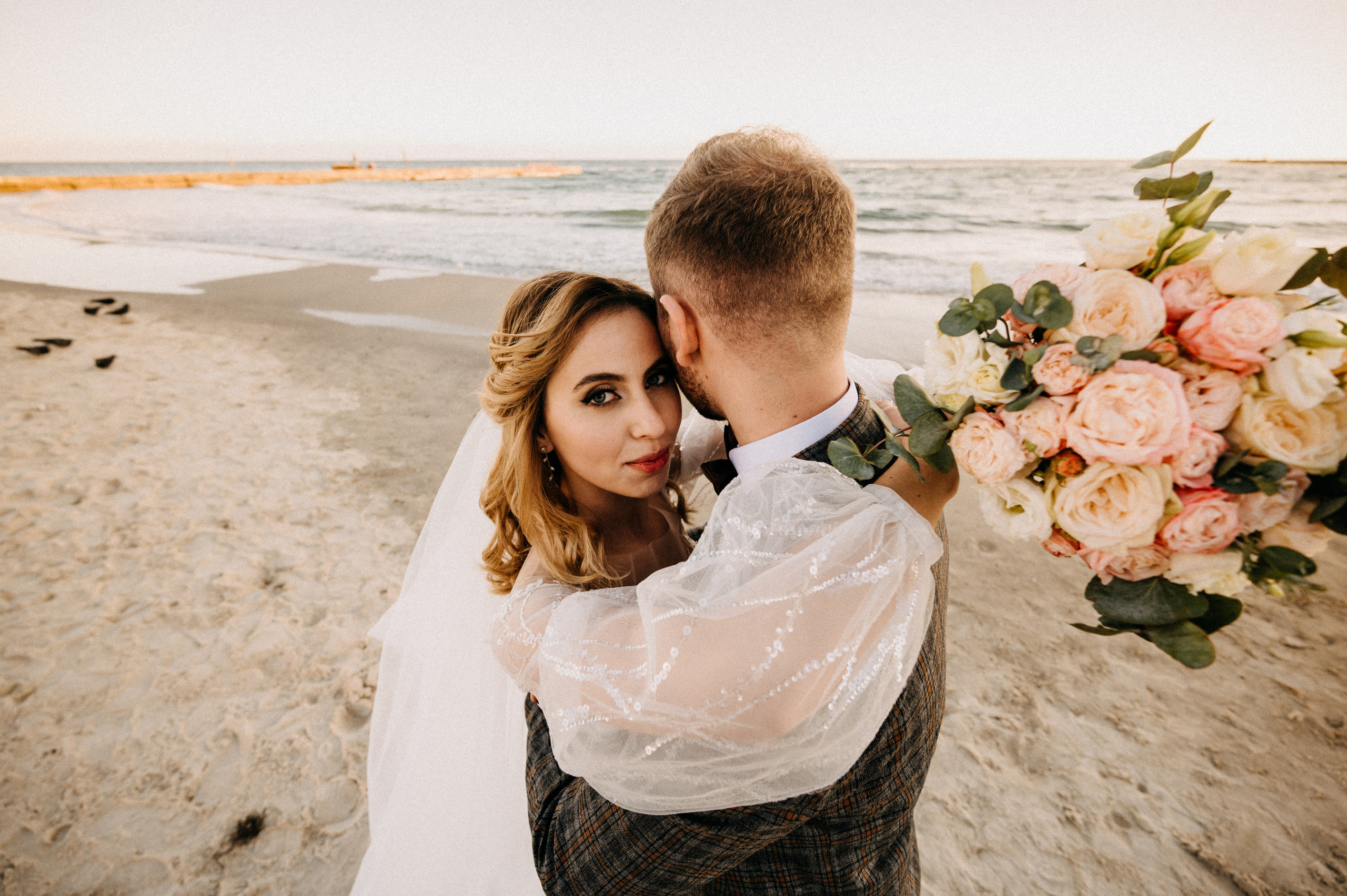 Дима и Света и море в ноябре…