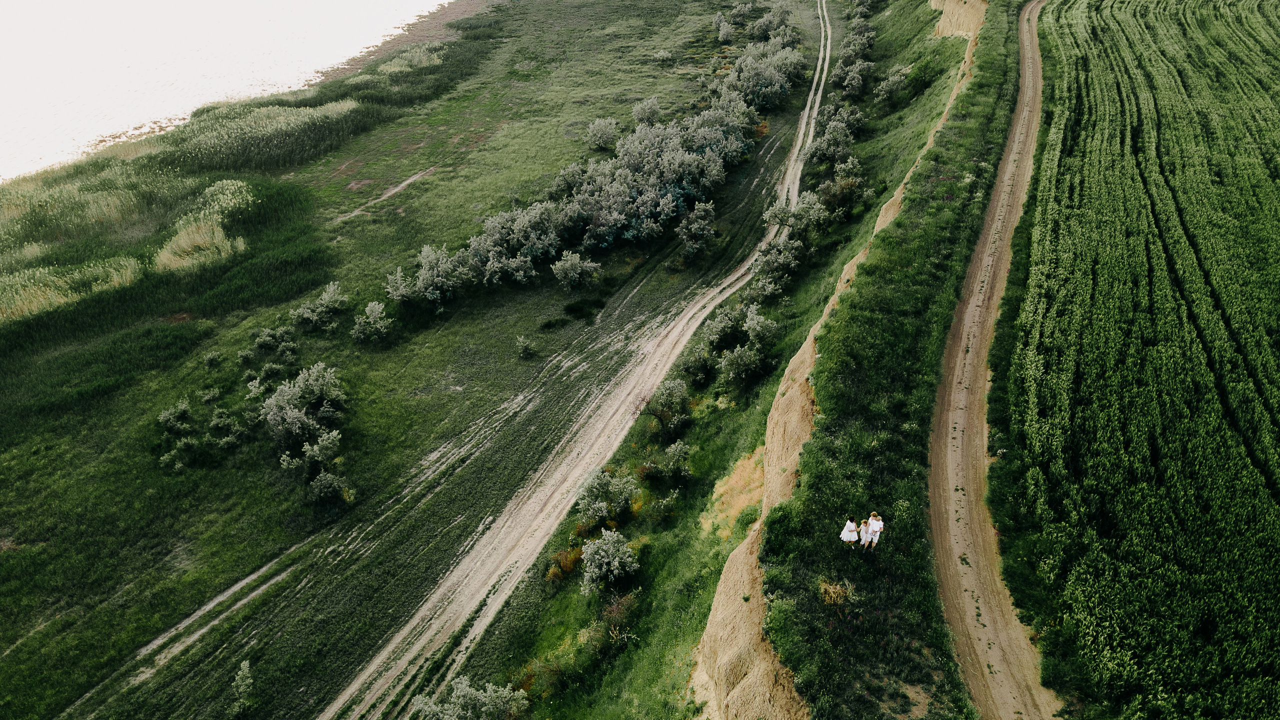 Воздушный змей, история на озере