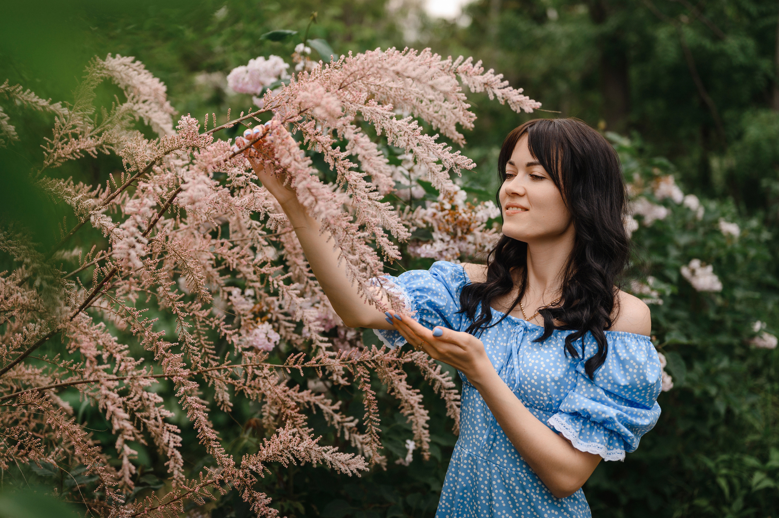 Оля, Макс и Тимоша в Ботаническом саду