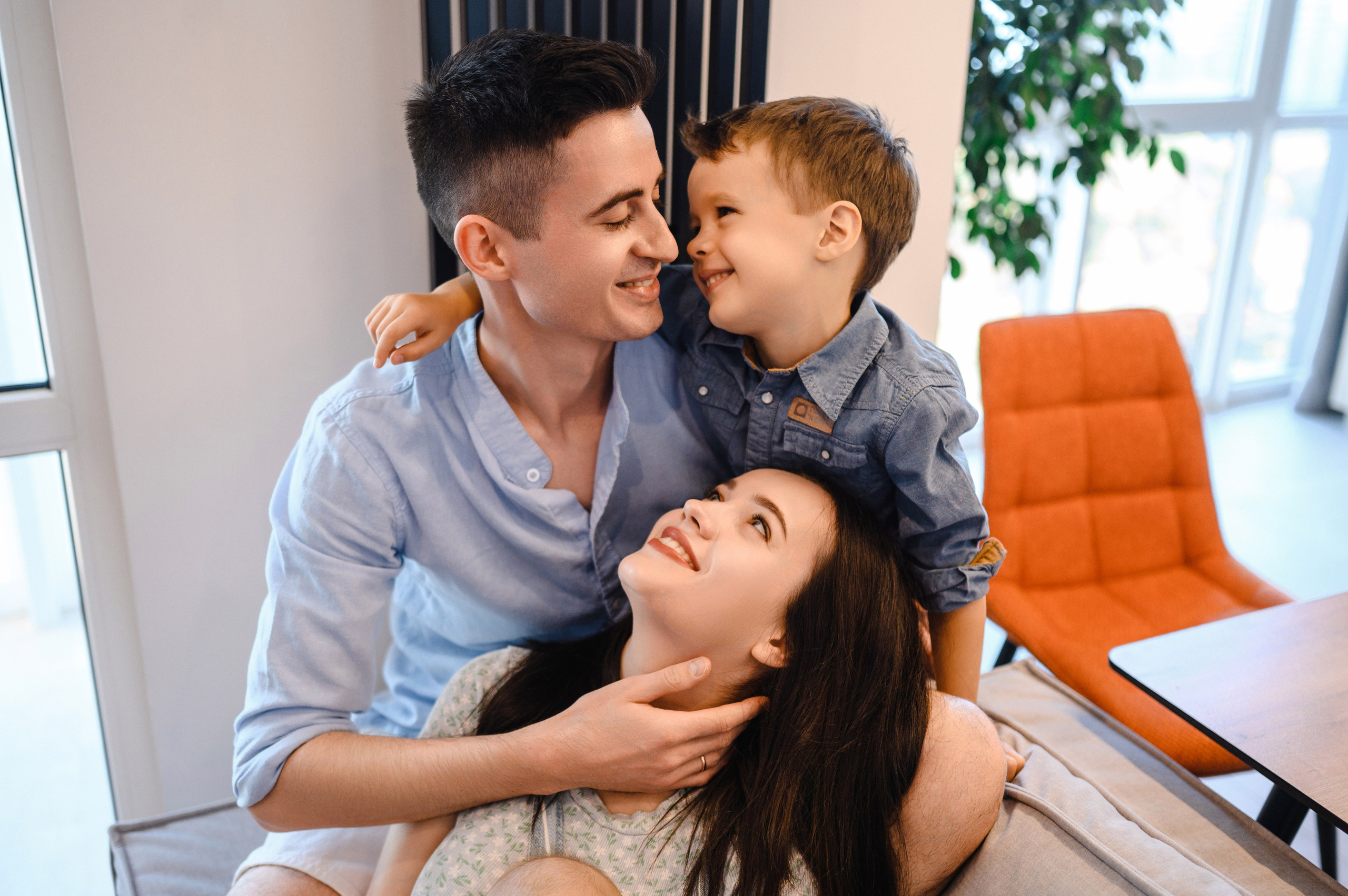 Семейная фотосессия дома