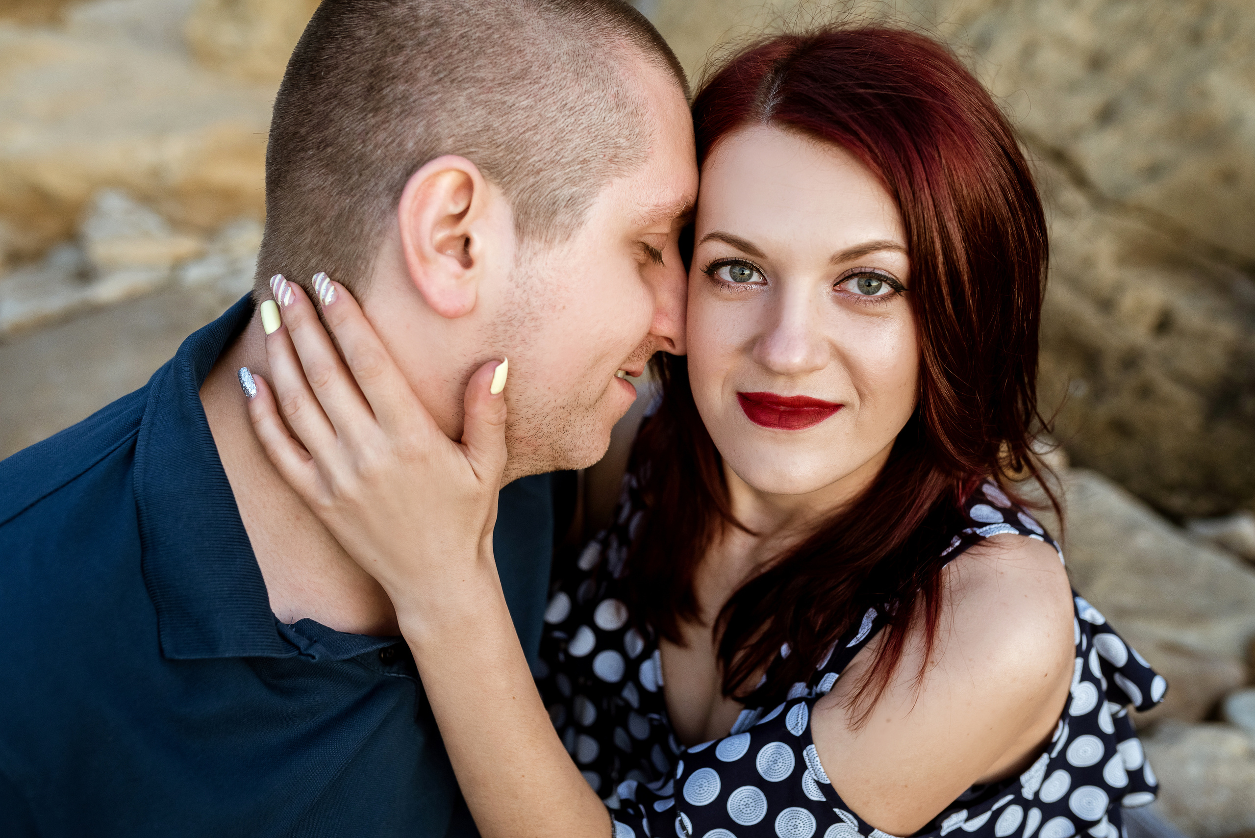 Морской рассвет. Паша и Наташа