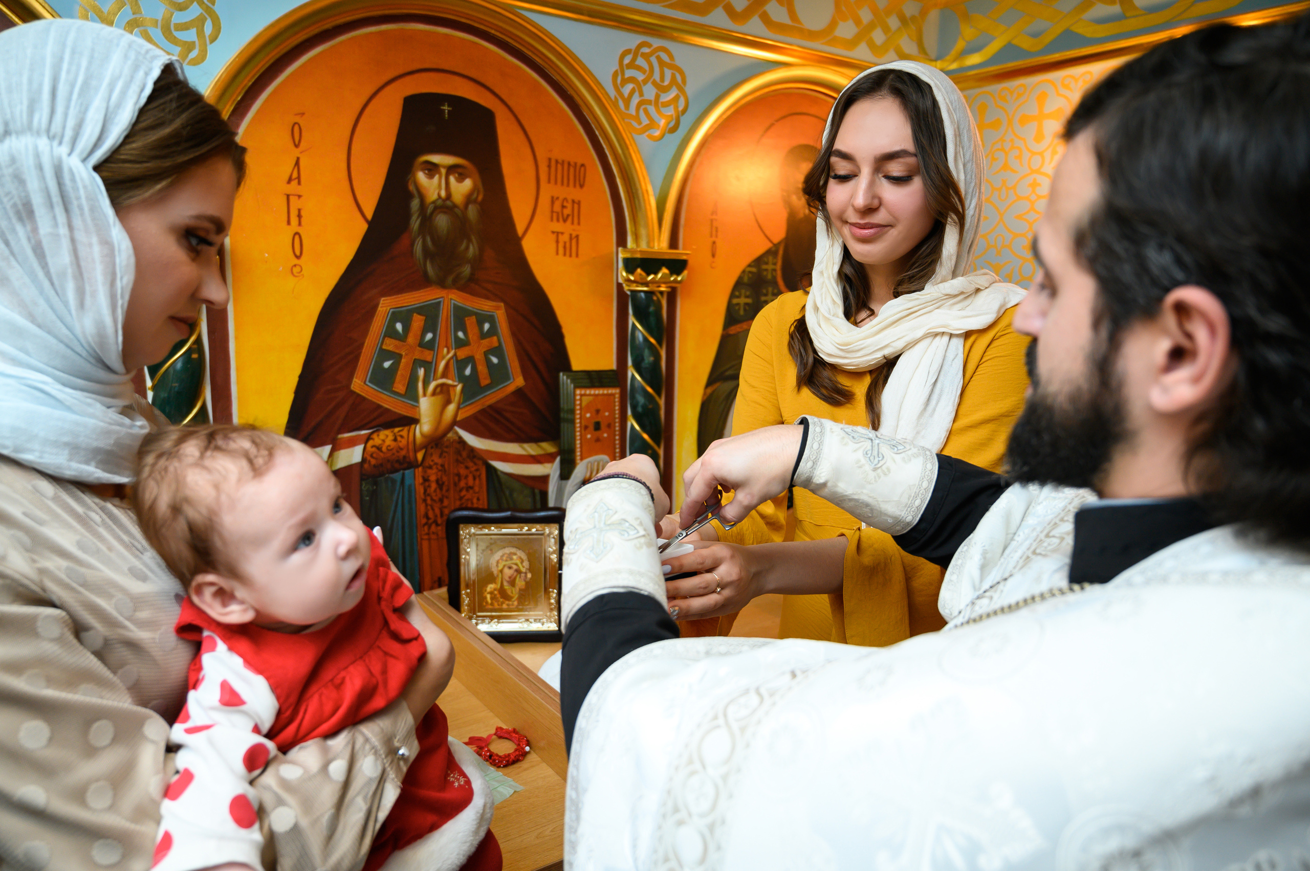 Крещение Евы в Преображенском соборе