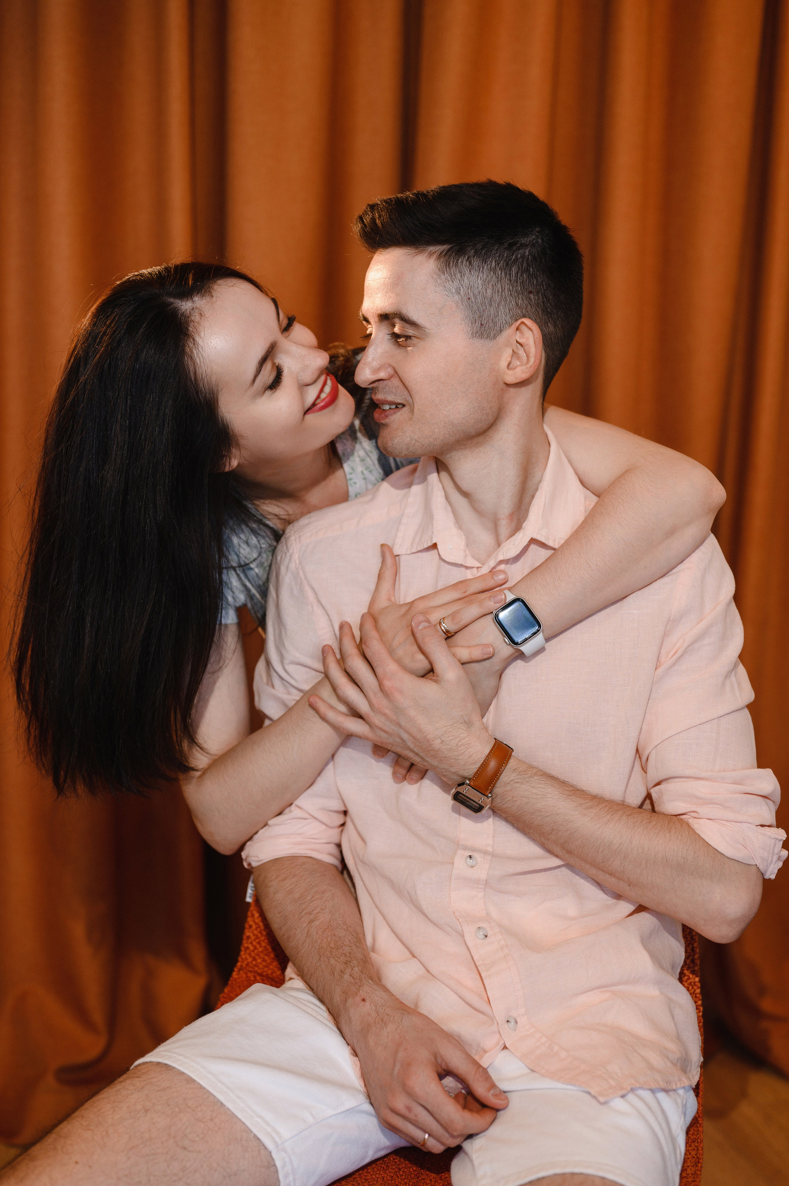 Семейная фотосессия дома