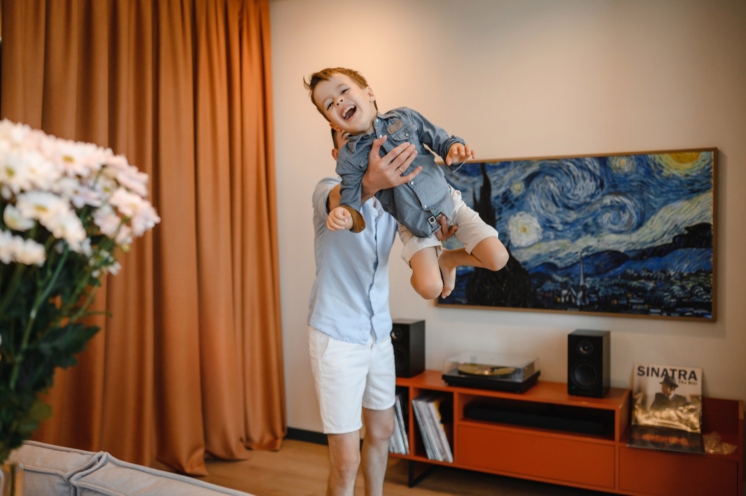 Семейная фотосессия дома