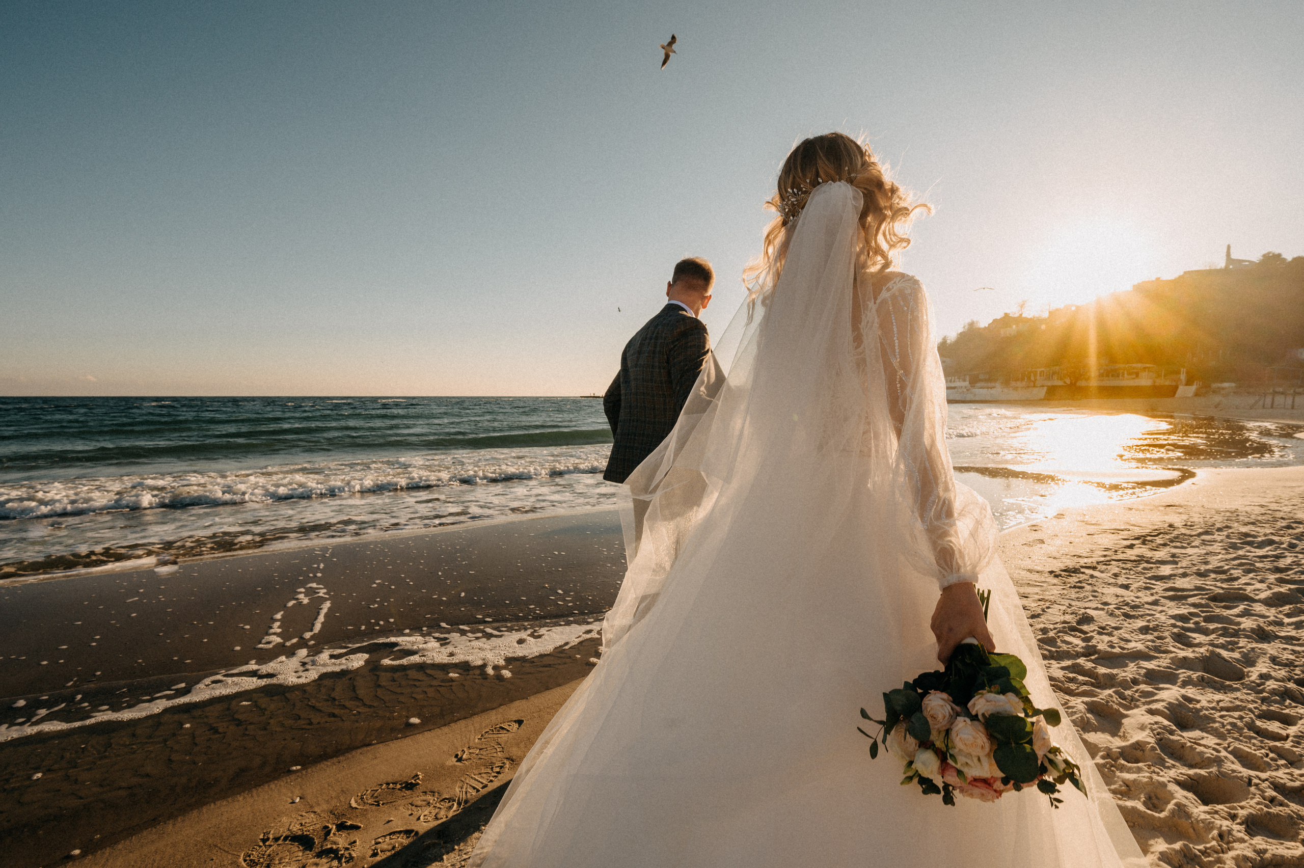 Дима и Света и море в ноябре…