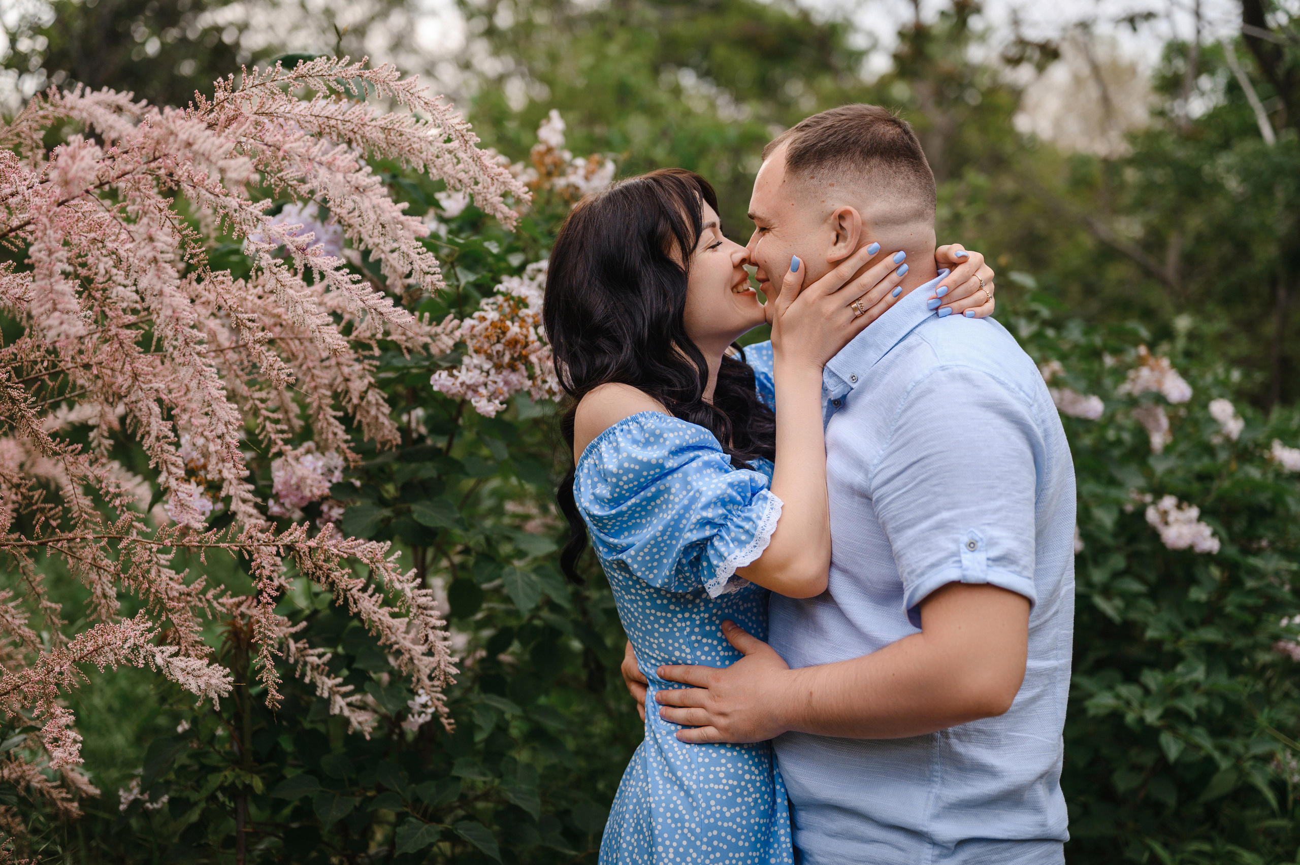 Оля, Макс и Тимоша в Ботаническом саду