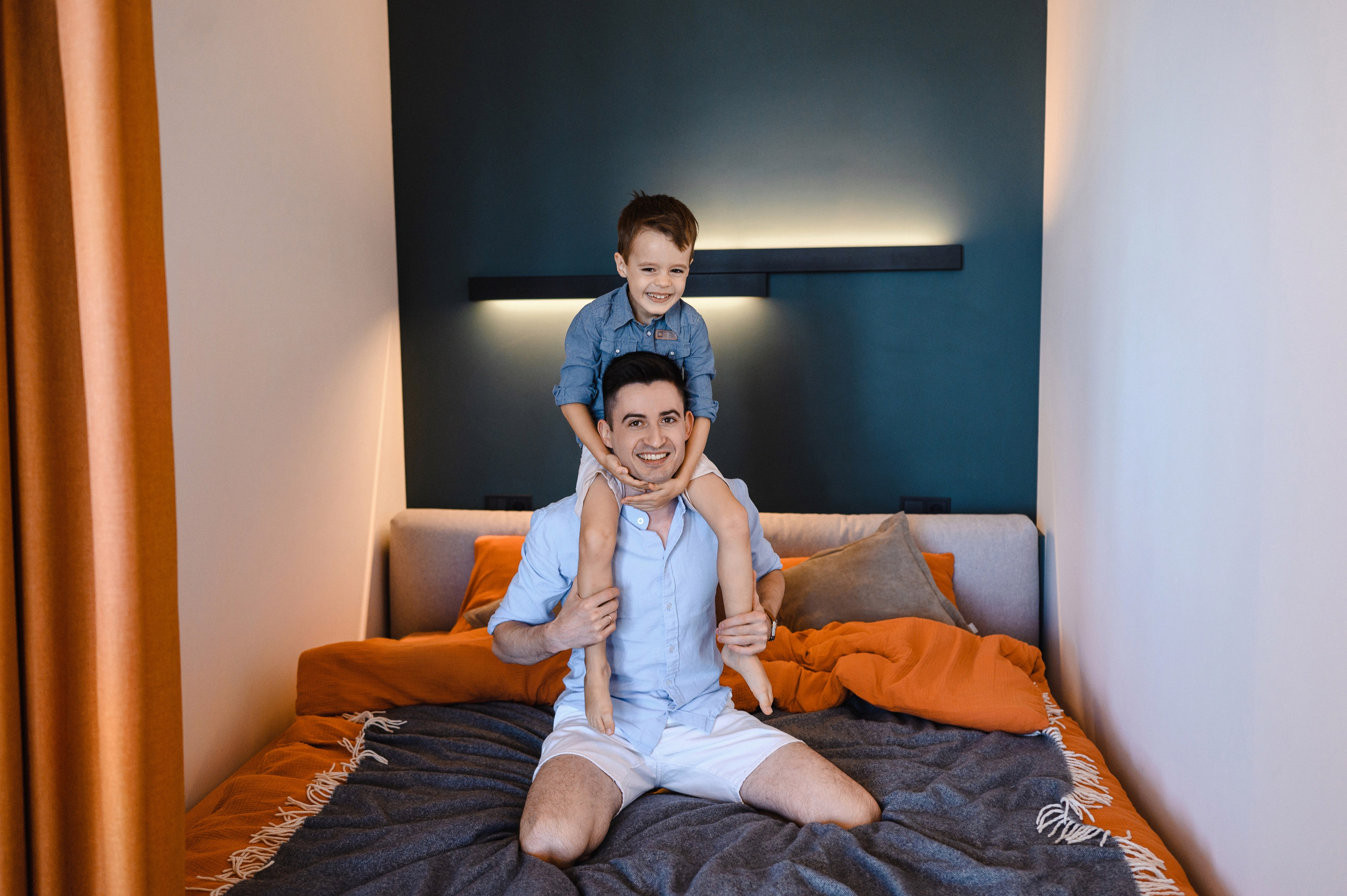 Семейная фотосессия дома