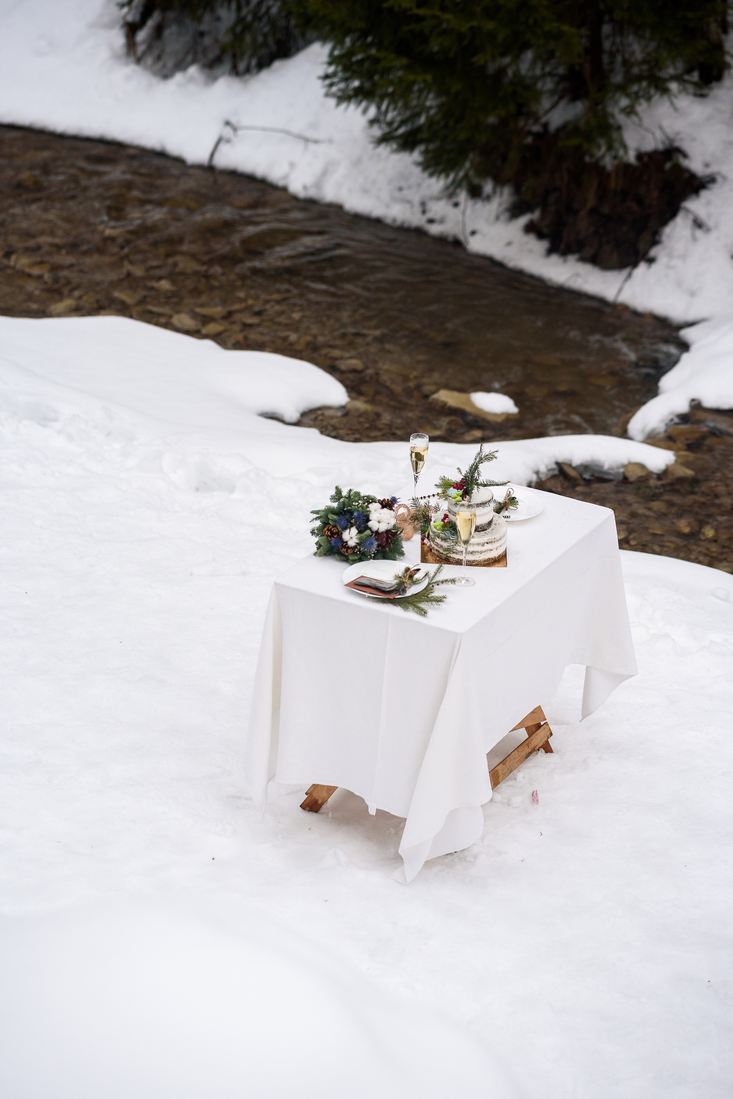 Зимняя свадьба в Карпатах