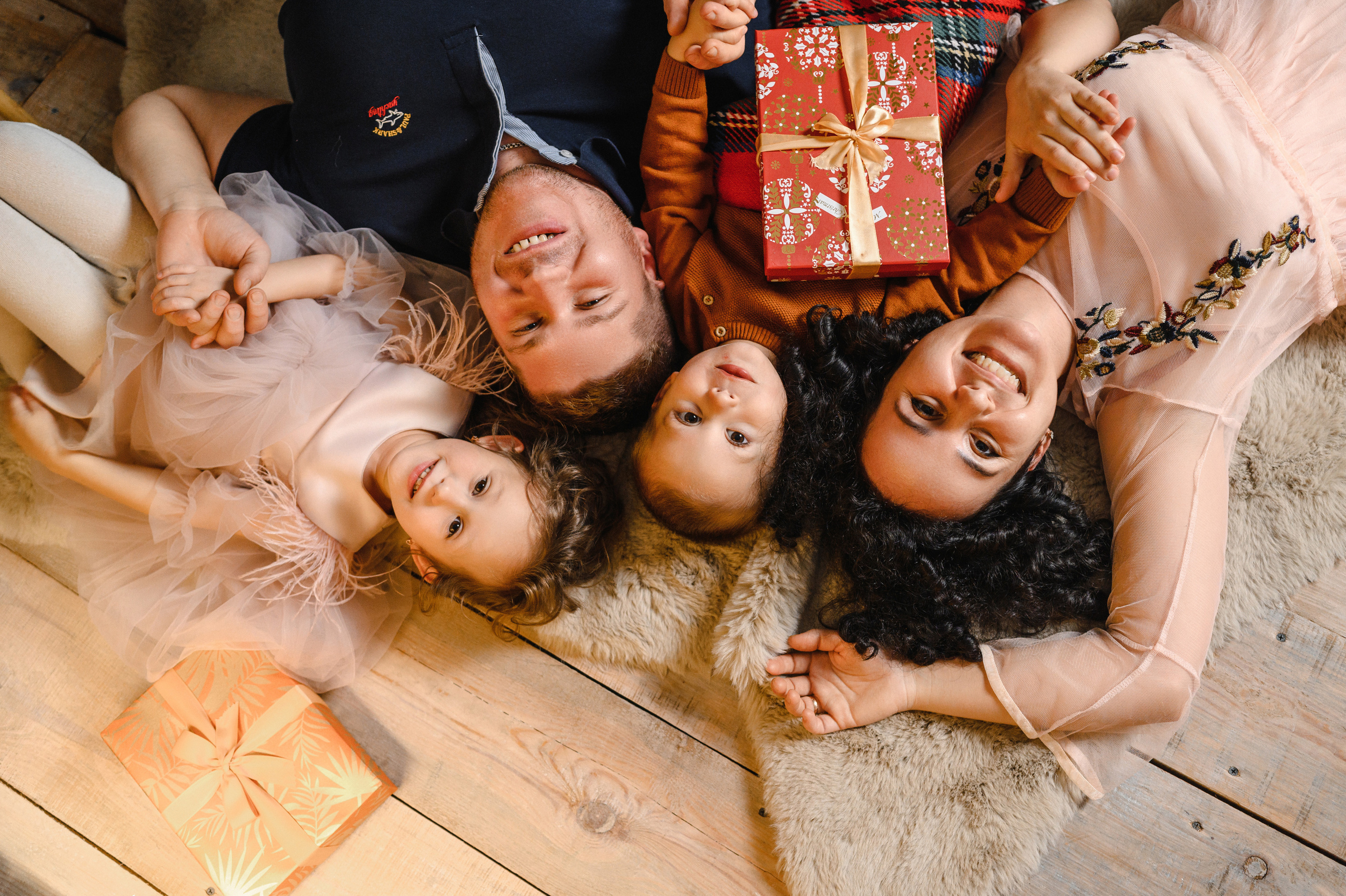 Новогодняя семейная сьемка для Паличевых. Budu Art