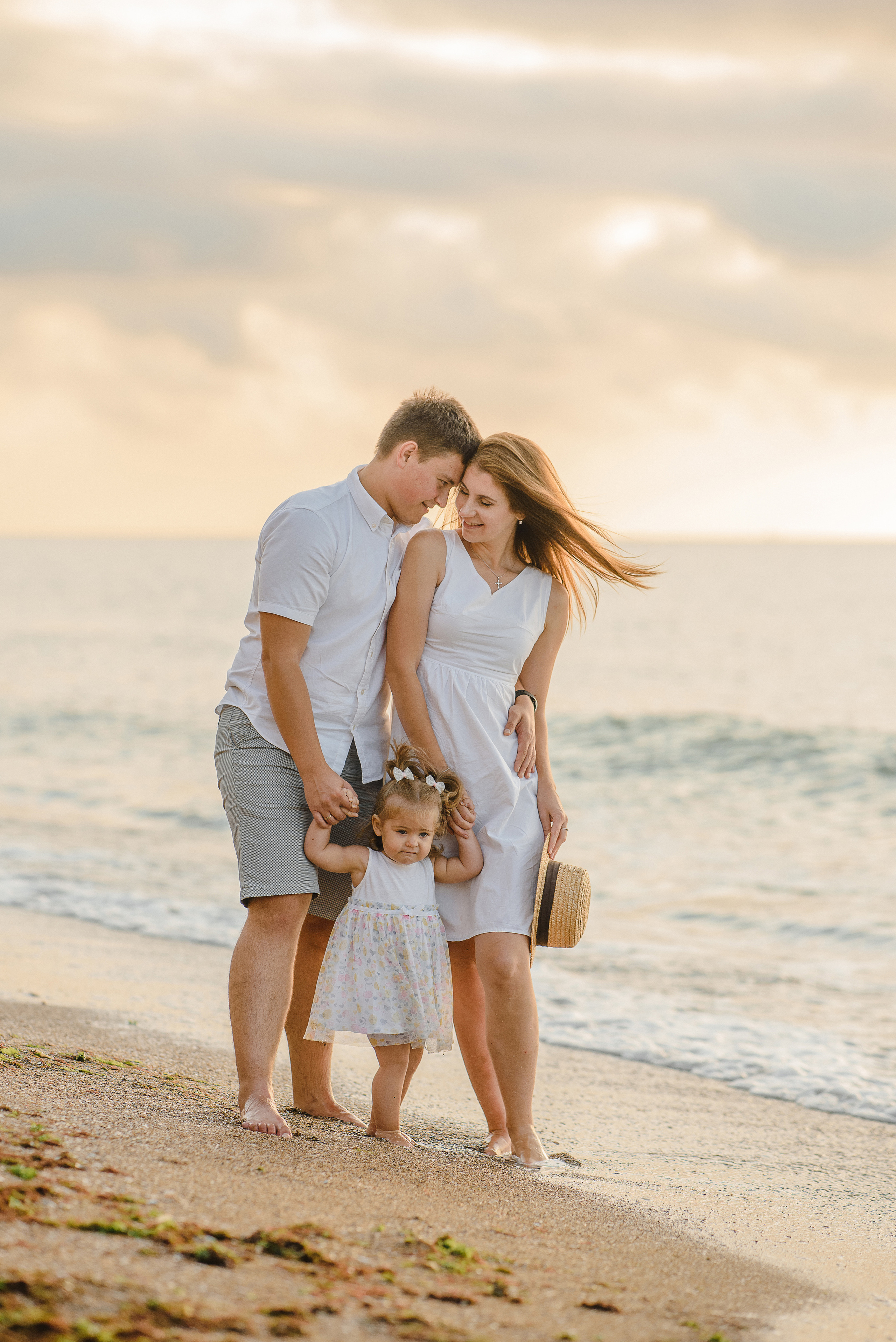 Костя, Марго и Ева на Санжейке