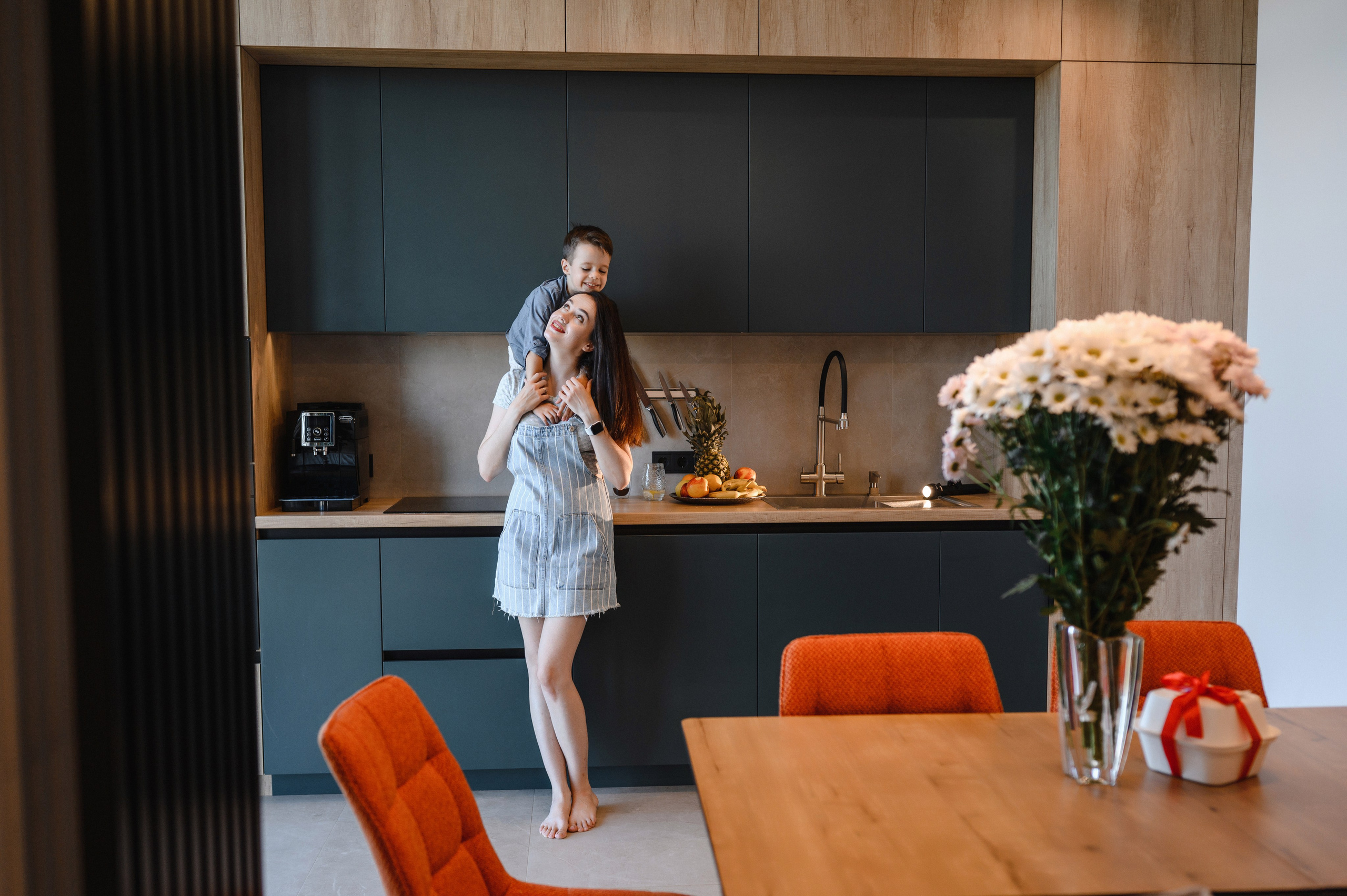 Семейная фотосессия дома